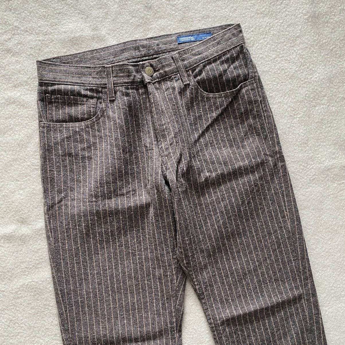 If Six Was Nine × Japanese Brand Vintage Japanese Brand Blueway Herringbone w31 Size US 31 - 2 Thumbnail