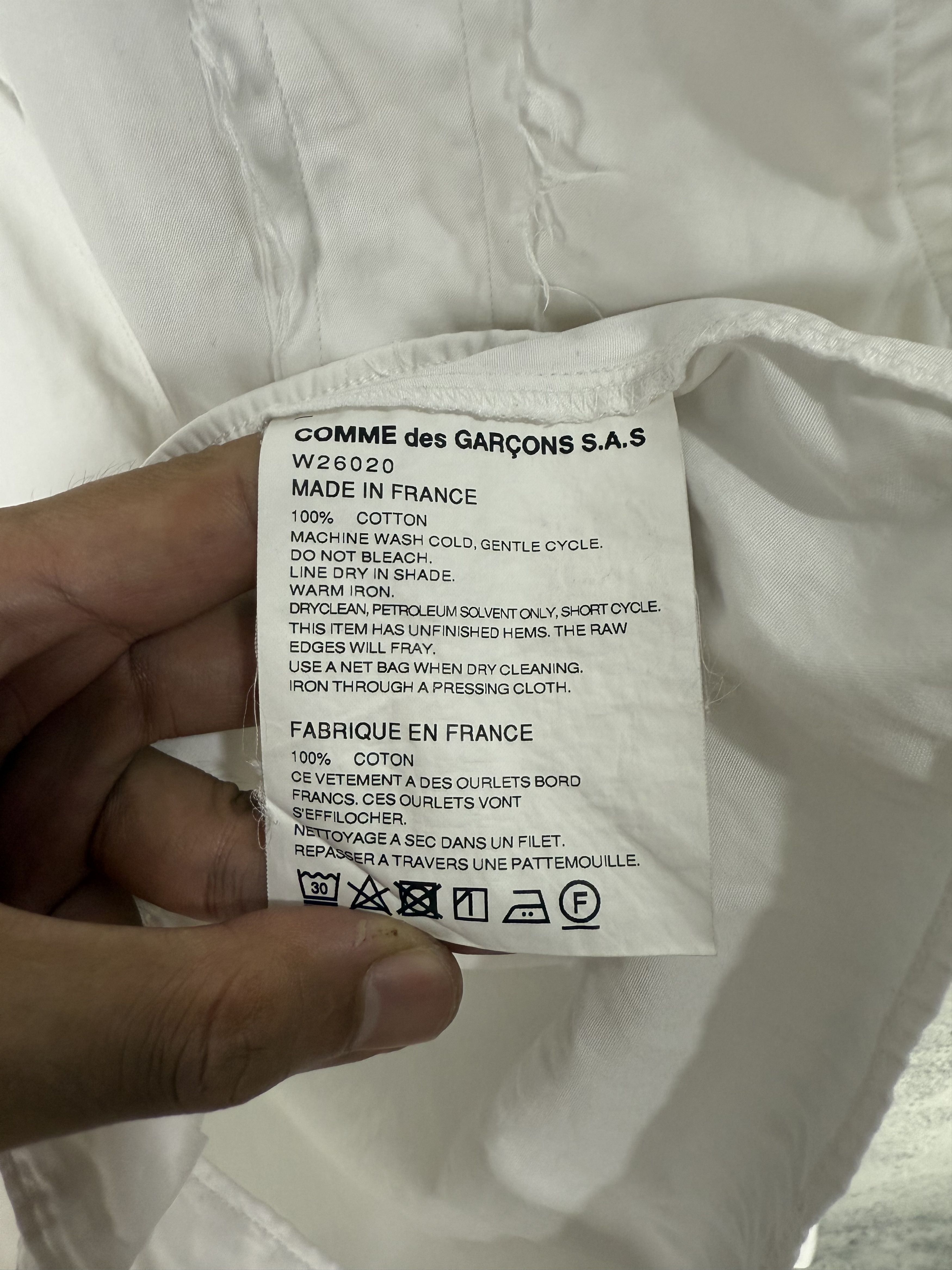 Comme des Garcons Comme Des Garcons Deconstructed Stitch Button Up Shirt Size US L / EU 52-54 / 3 - 12 Thumbnail