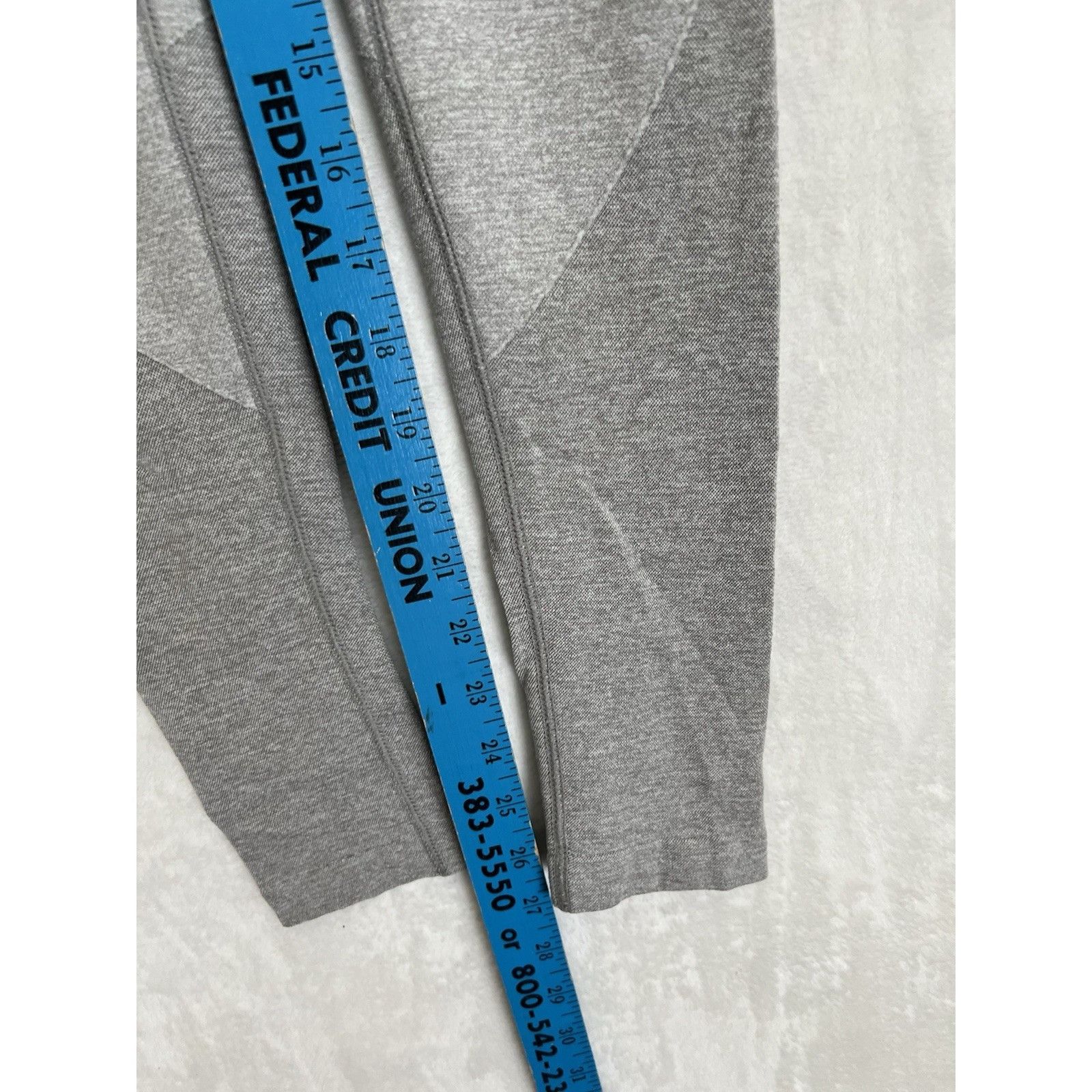 Gymshark Gymshark Pants Womens XS Gray Leggings Gym Athletic Activewe Size 22" - 3 Thumbnail