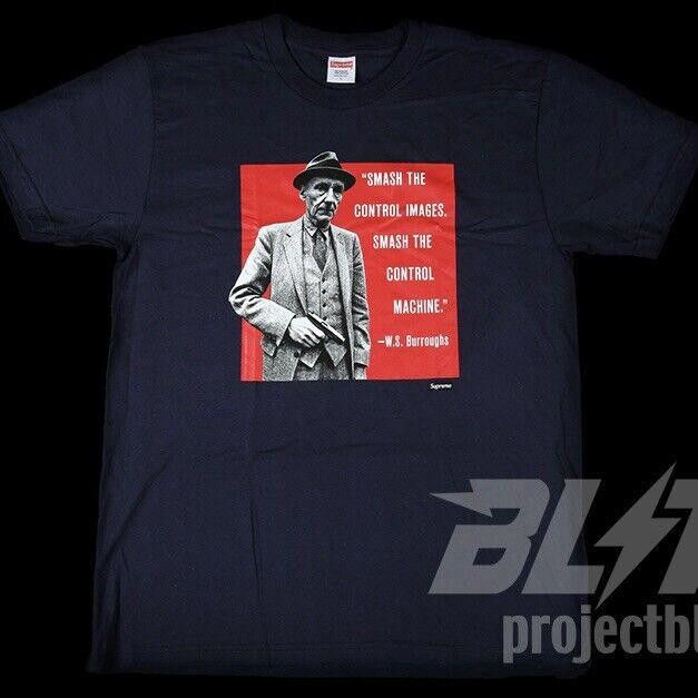 Supreme SS16 Supreme Burroughs Tee T-shirt Navy Large L 2016 Size US L / EU 52-54 / 3 - 1 Thumbnail