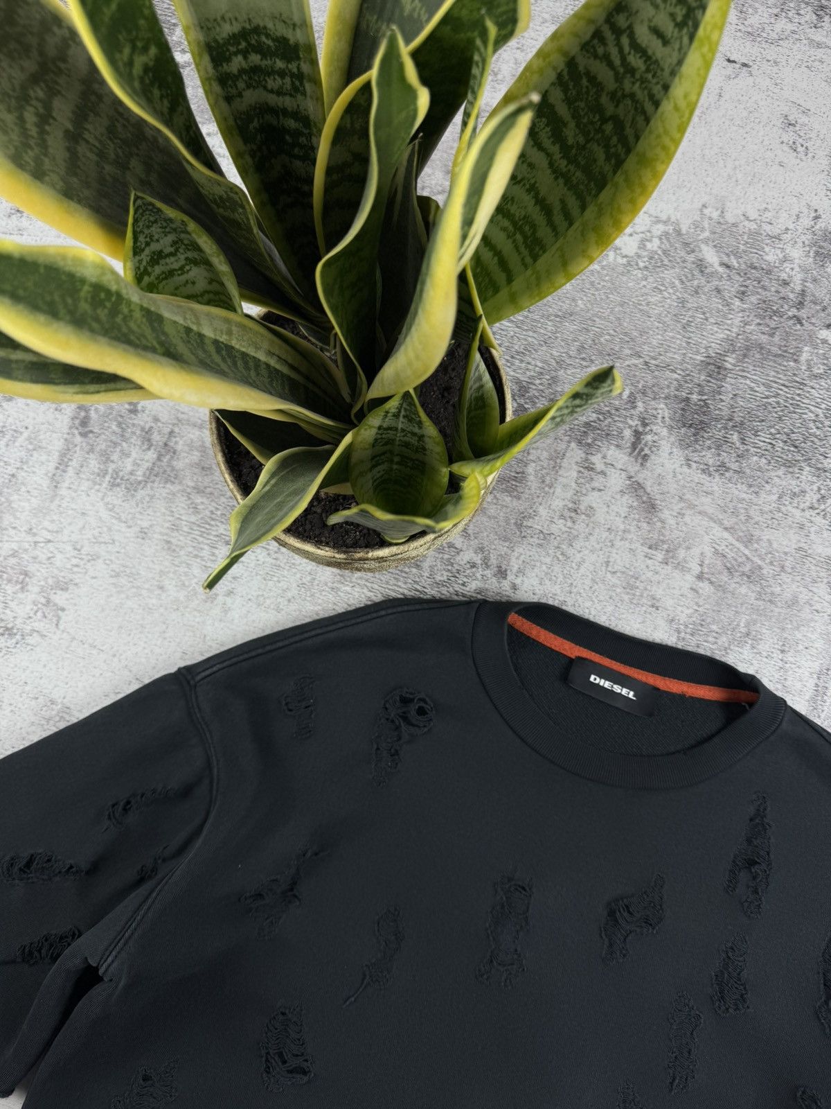 Diesel Vintage Diesel Y2K Patch-worked Sweatshirt Pullover Hoodie Size US L / EU 52-54 / 3 - 7 Thumbnail