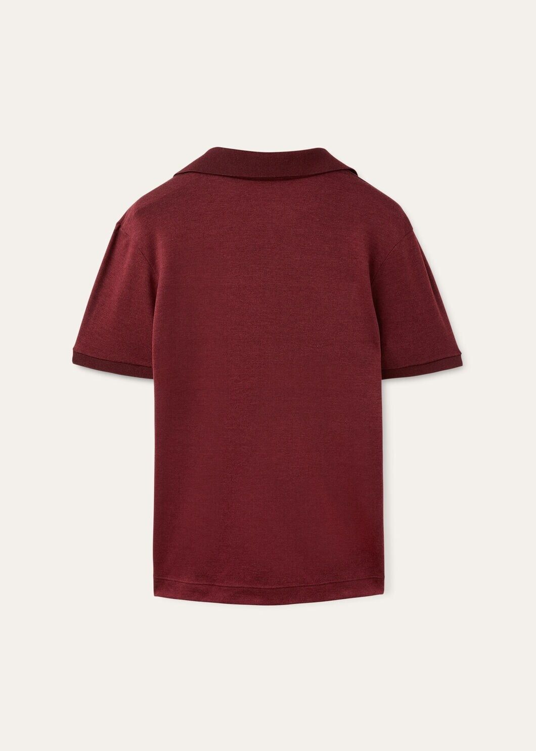 Loro Piana o1w1db10125 FAM3988 Open Polo Shirt in Burgundy Size US XL / EU 56 / 4 - 6 Thumbnail