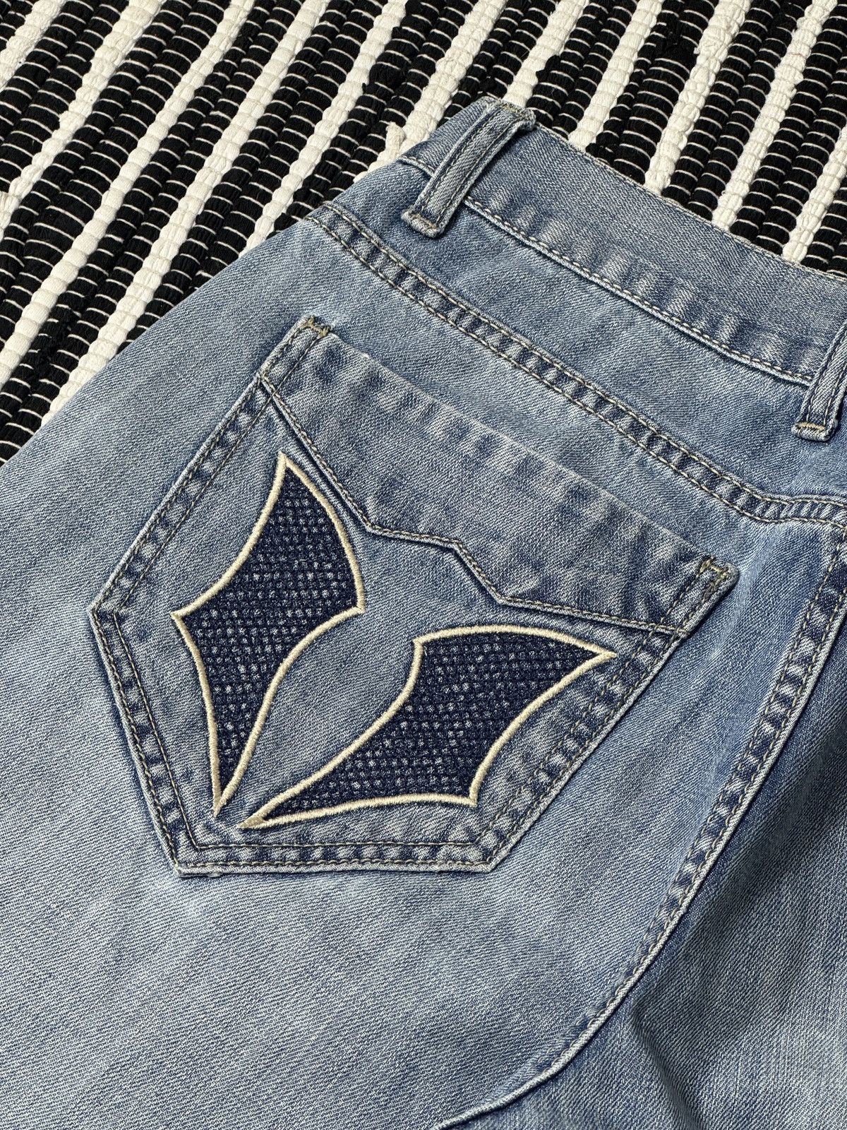 Roberto Cavalli VINTAGE ROBERTO CAVALLI 2000s DENIM PANTS Size US 36 / EU 52 - 4 Thumbnail