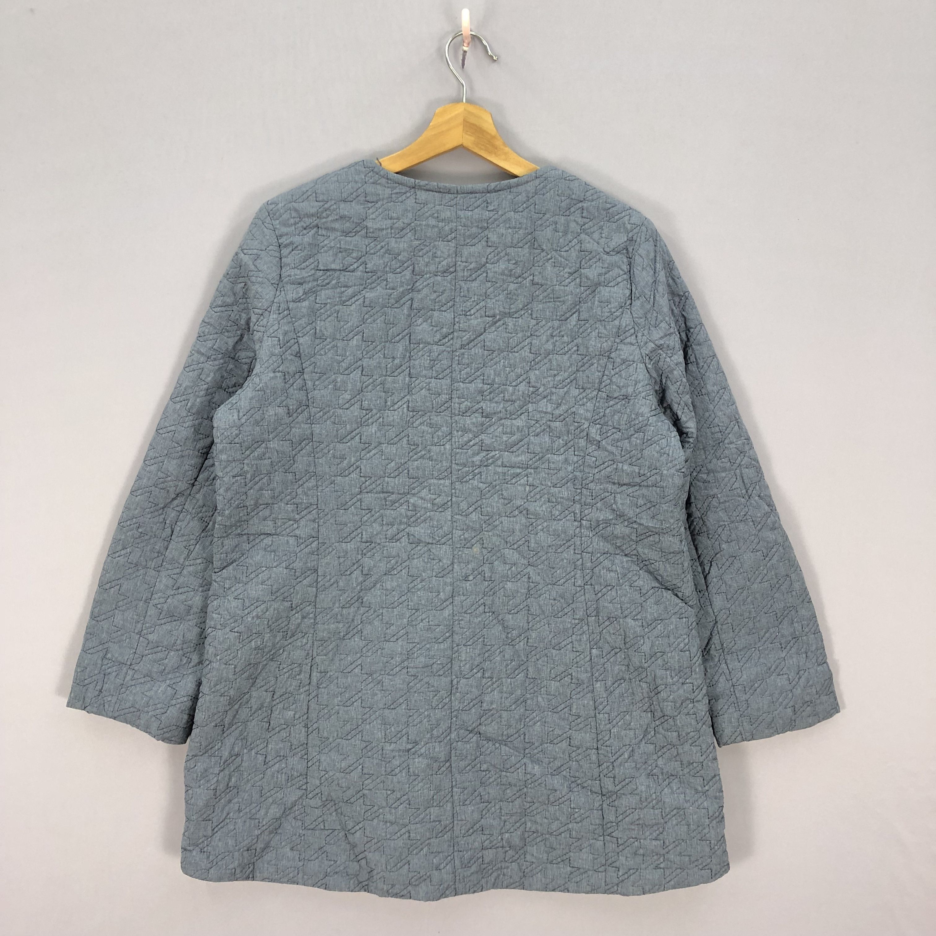 Japanese Brand Vintage Orfine Japanese Quilted Long Jacket Size L / US 10 / IT 46 - 2 Thumbnail