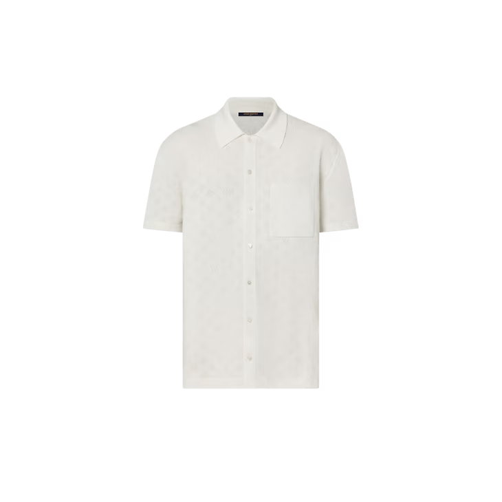 Louis Vuitton Monogram Pointelle Short-Sleeved Shirt Size US S / EU 44-46 / 1 - 1 Preview