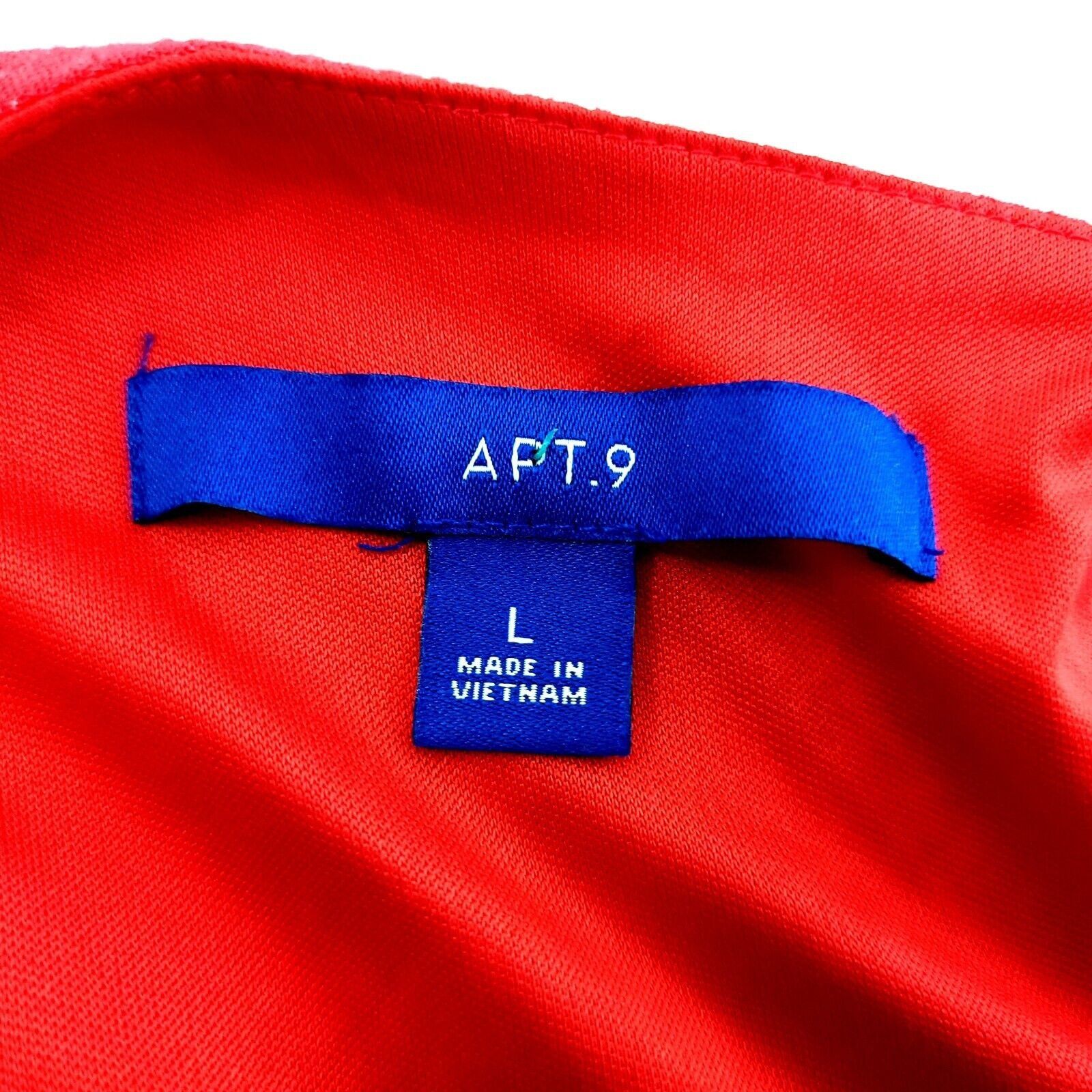 Apt. 9 Apt. 9 Floral Red A Line Dress Rayon Large Swoop Neck Sleeve Size L / US 10 / IT 46 - 6 Thumbnail