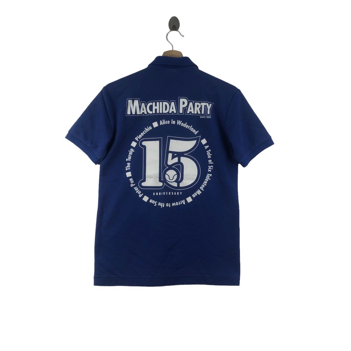 Vintage Vintage MACHIDA PARTY 15th ANNIVERSARY Polo Tee Shirt Top Size US S / EU 44-46 / 1 - 1 Thumbnail