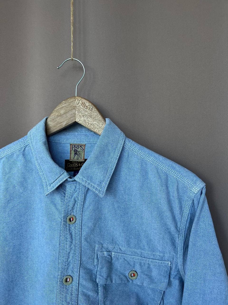 Prps PRPS Goods & Company Button Denim Shirt Mens Size L Vintage Size US L / EU 52-54 / 3 - 6 Thumbnail