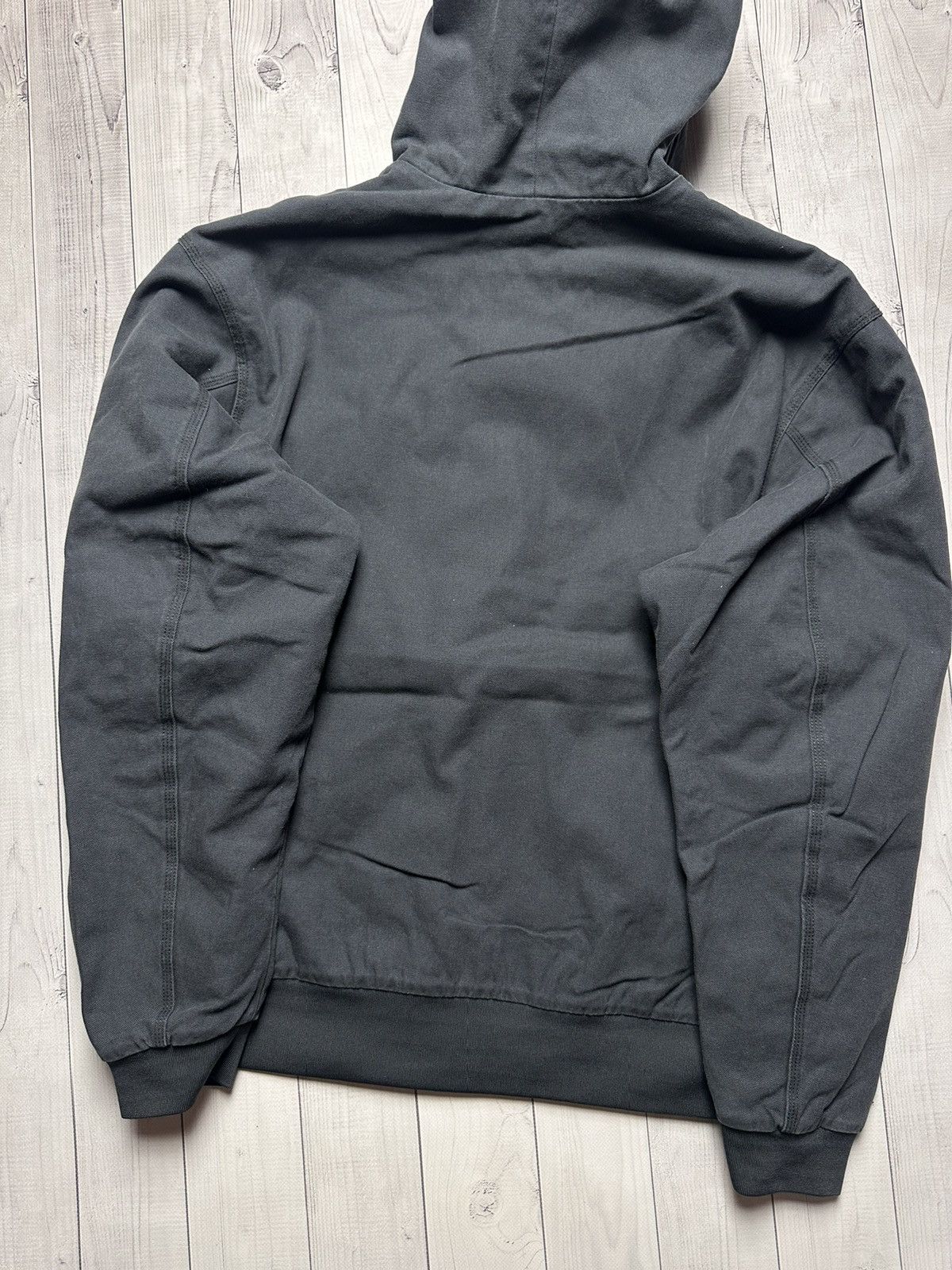 Vintage Vintage Nike denim jacket workwear S,XL logo rare Hooded Size US S / EU 44-46 / 1 - 9 Thumbnail