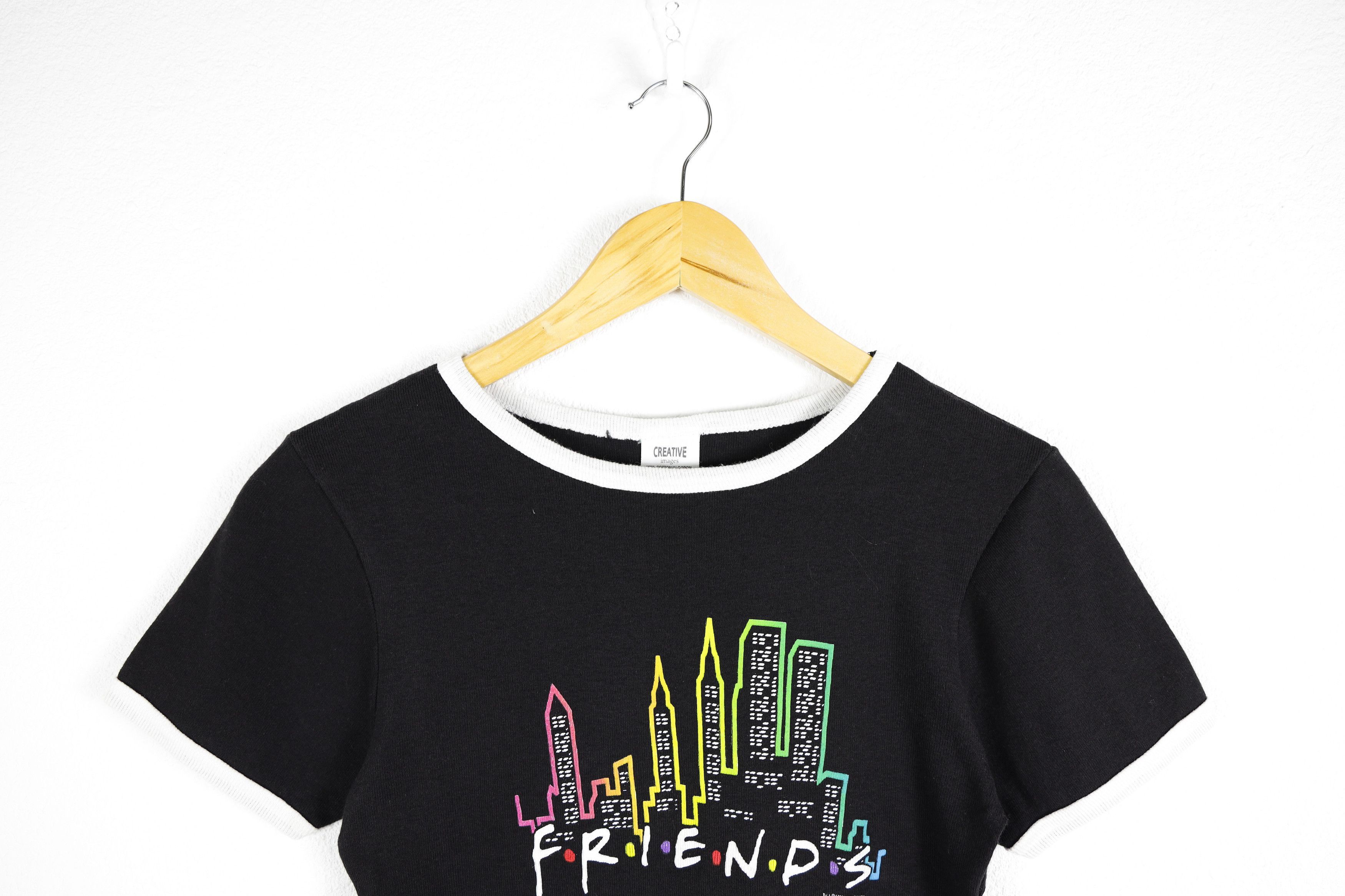 Vintage × Warner Bros Vintage 1995 Womens FRIENDS TV Series Graphic Tee Tshirt Size M / US 6-8 / IT 42-44 - 2 Thumbnail