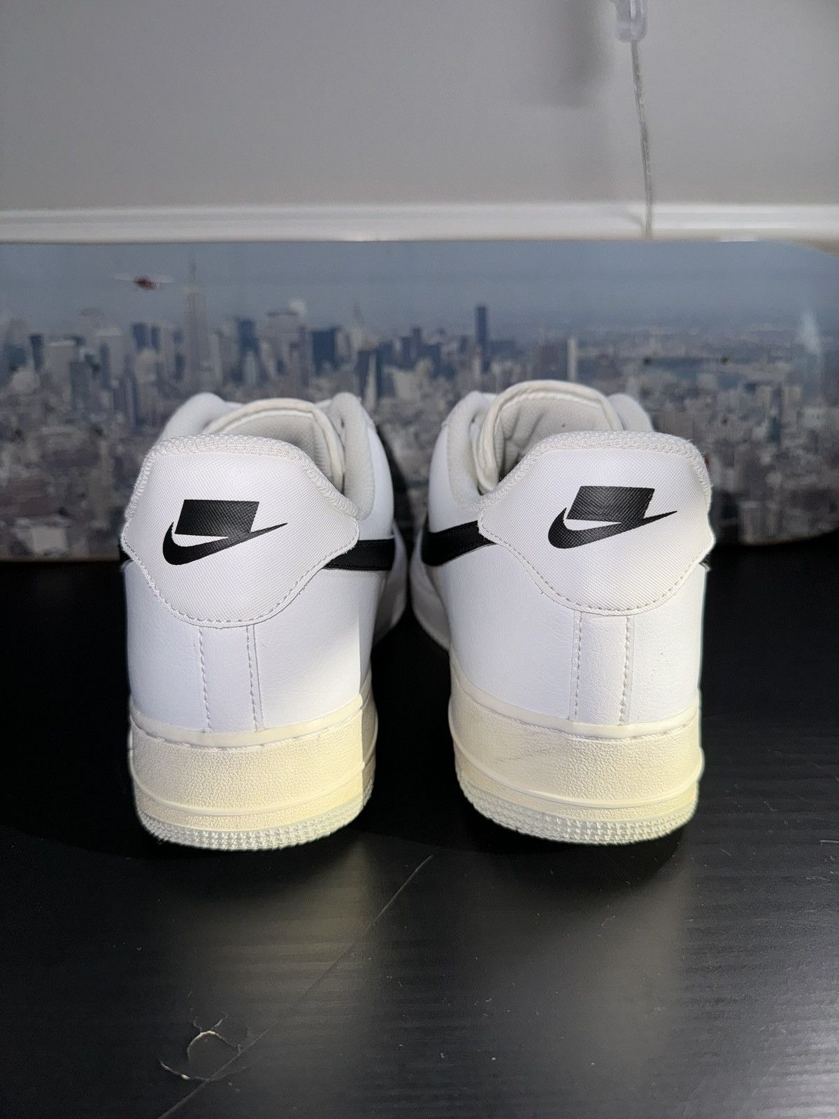 Nike Nike Air Force 1 Low Transparent White Black Pure Platinum Size US 12 / EU 45 - 5 Thumbnail