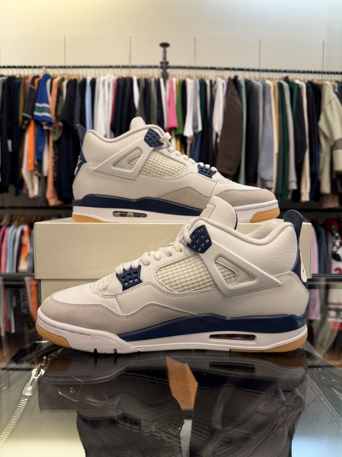 Jordan Brand Jordan 4 Retro SB - Navy Size US 11.5 / EU 44-45 - 2 Thumbnail