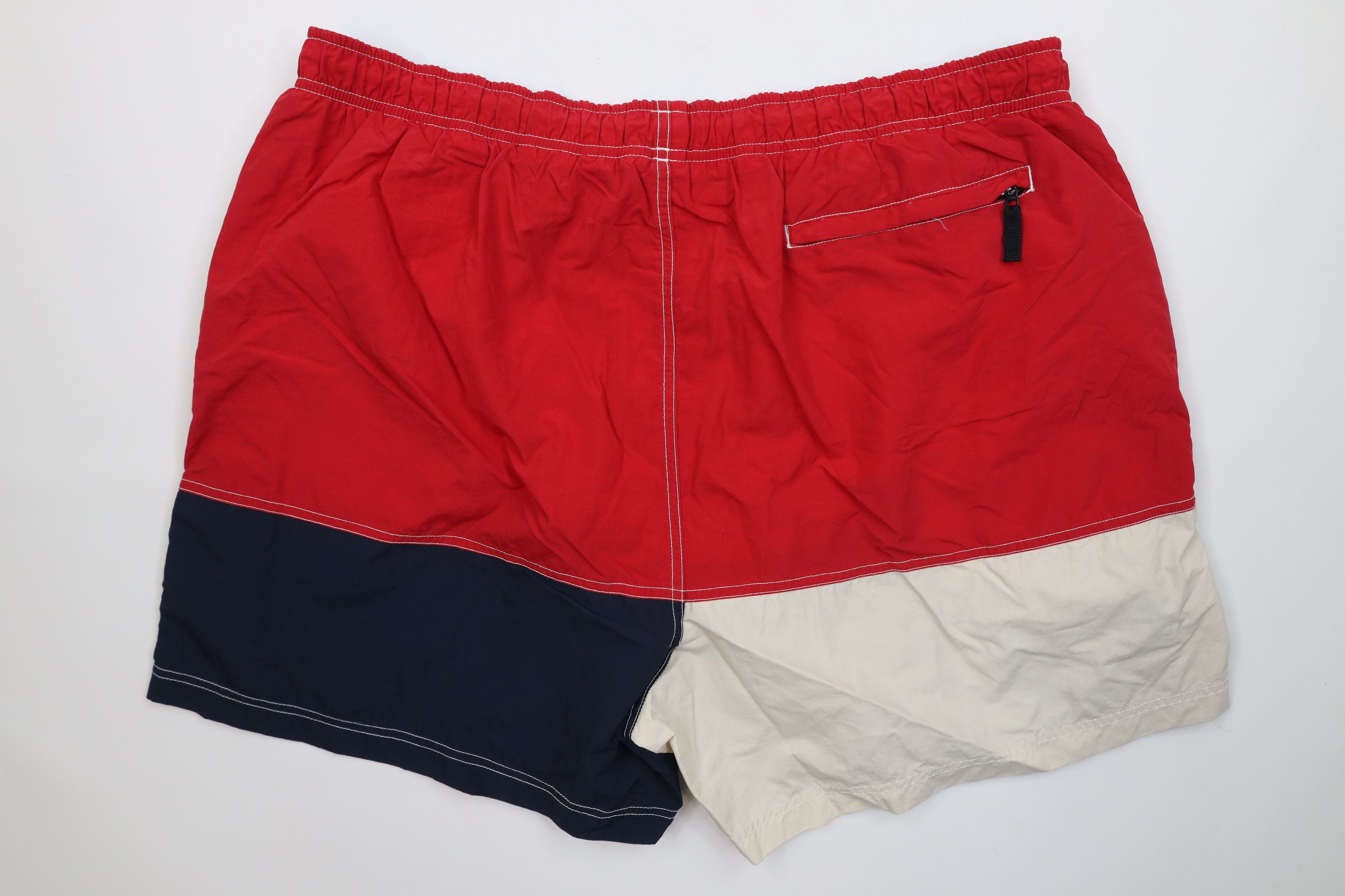 Nautica Vintage 90s Nautica Block Lined Sailing Shorts Swim Trunks Size US 36 / EU 52 - 10 Thumbnail
