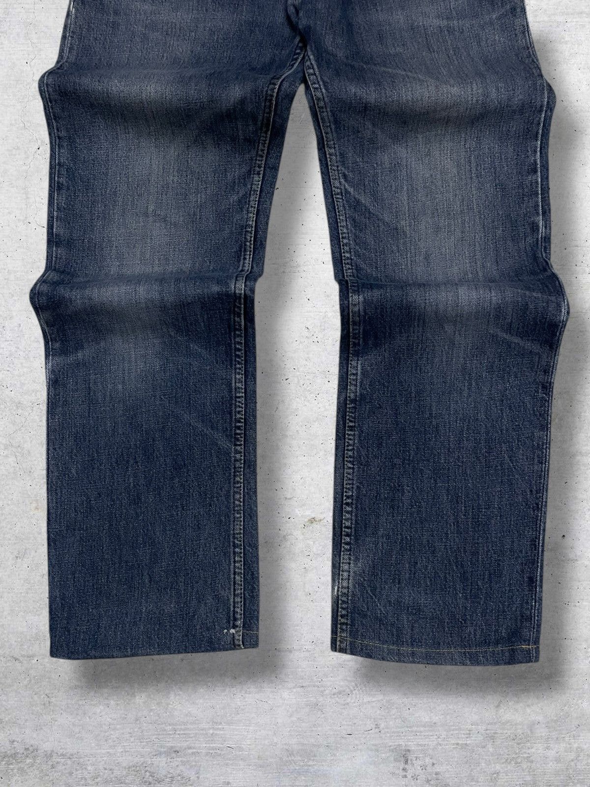 Helmut Lang VINTAGE HELMUT LANG 1998 DISTRESSED BLUE WASHED OG DENIM Size US 30 / EU 46 - 4 Thumbnail