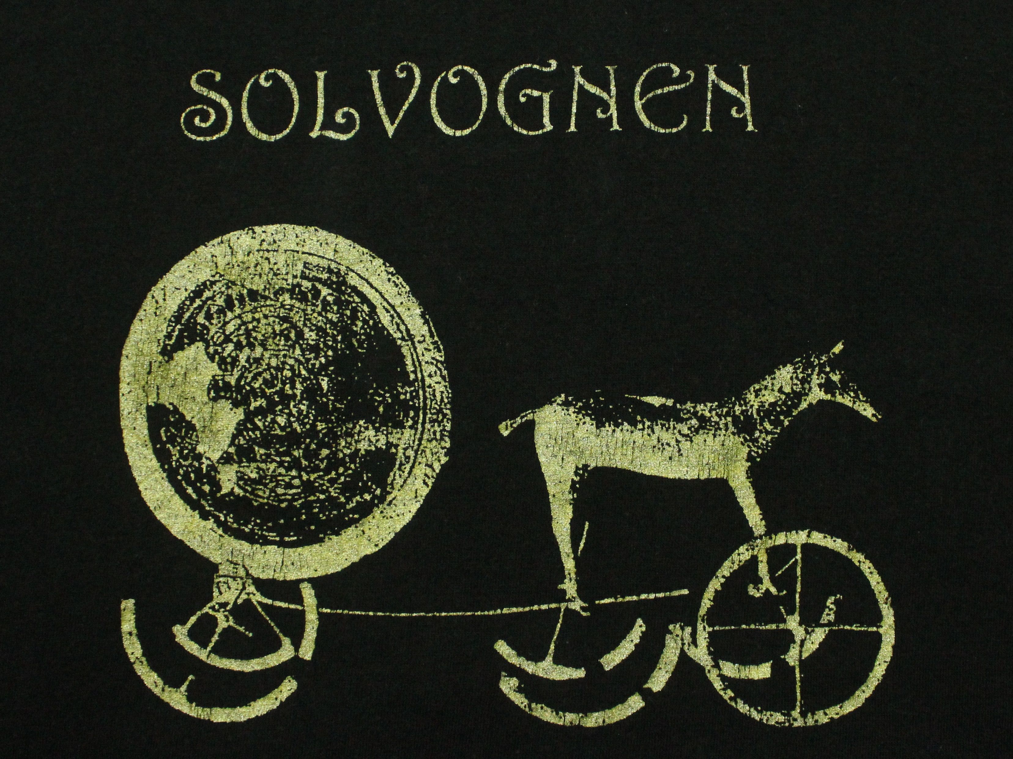 Vintage Vintage 90s SOLVOGNEN T Shirt Art Objet Nordic Bronze Age Size US L / EU 52-54 / 3 - 6 Thumbnail