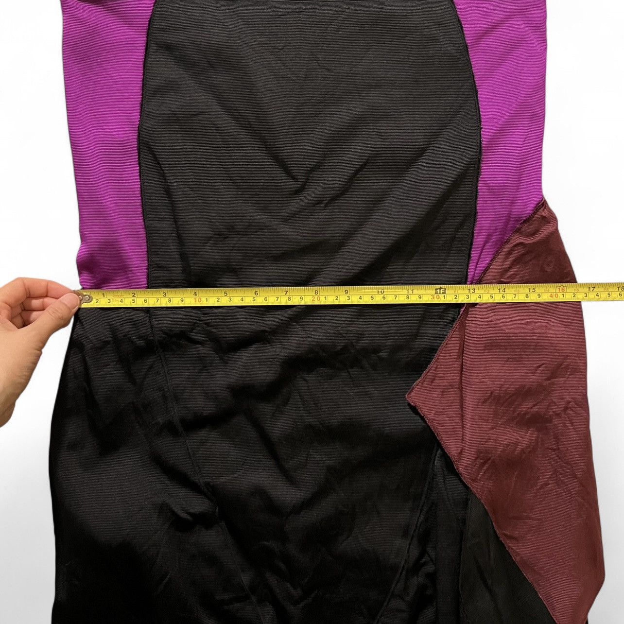 Miu Miu Miu Miu Y2K Silk Colorblock Halterneck Dress Size XS / US 0-2 / IT 36-38 - 12 Thumbnail