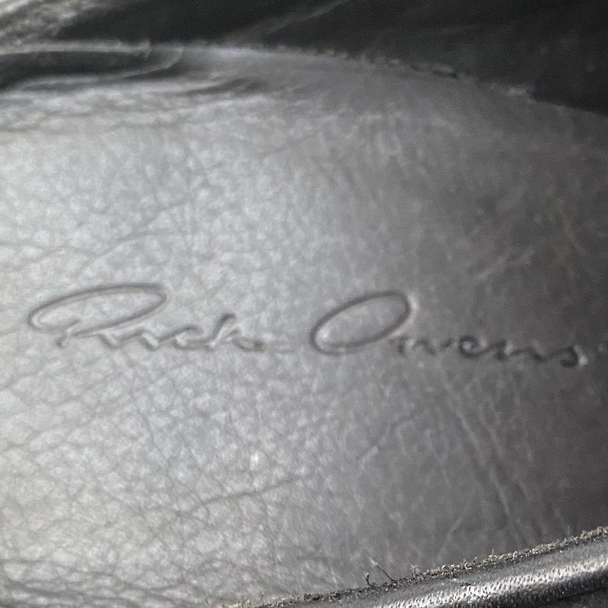 Rick Owens Blistered Leather Mule Clog Size US 7 / IT 37 - 6 Thumbnail