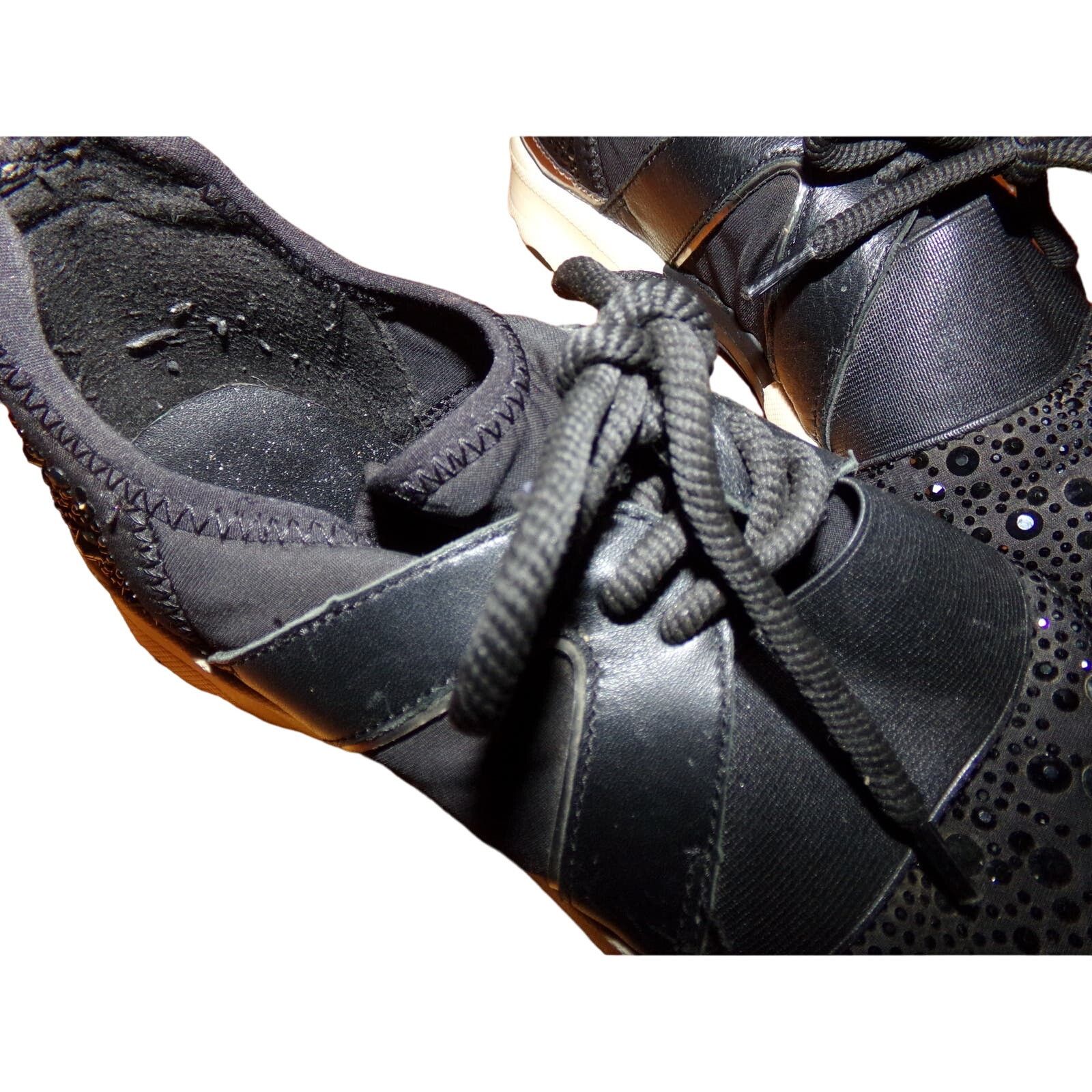 Kurt Geiger Carvela by Kurt Geiger trainers leather trim 37 EUC 6 1/2 Size US 6.5 / IT 36.5 - 2 Thumbnail