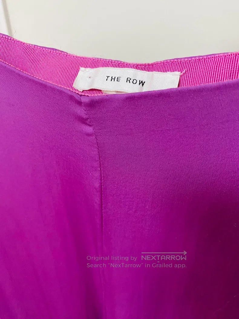 The Row The Row size 2 Purple Double Silk Trousers Size 25" / US 0 / IT 36 - 2 Thumbnail