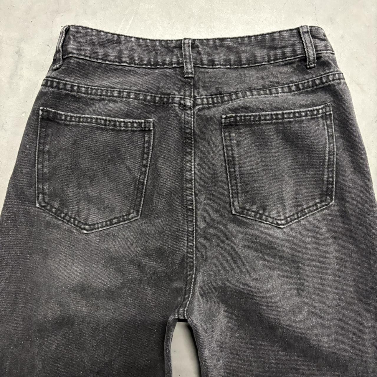 Vintage Crazy Vintage Y2K/2000s Baggy Black Ripped Goth Grunge Denim Jeans! Size US 28 / EU 44 - 5 Thumbnail