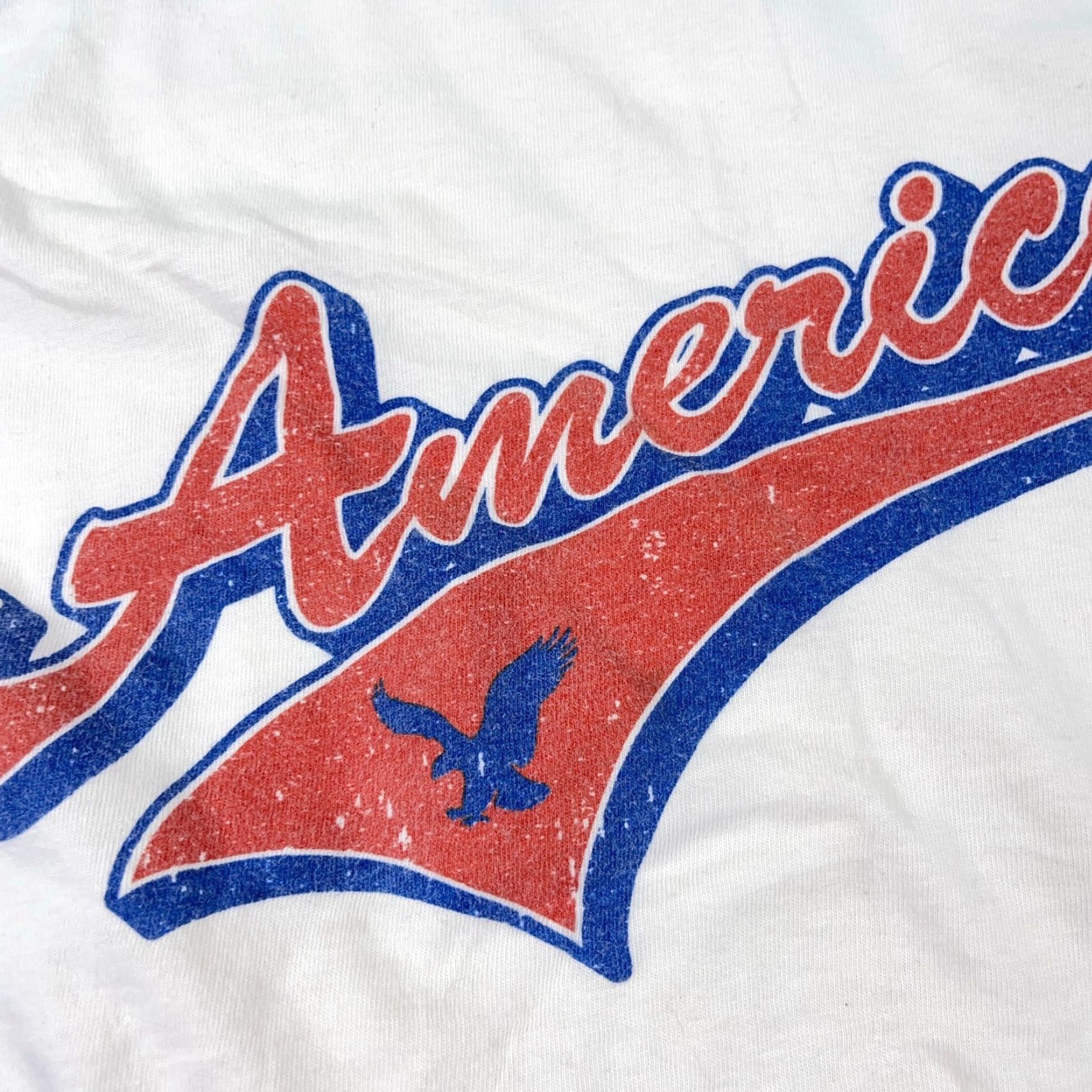 American Eagle Outfitters VINTAGE American Eagle Outfitters Shirt Men L Blue Raglan Graphic Print 90s Retro Band Hipster Rockabilly Mens Size US L / EU 52-54 / 3 - 3 Thumbnail
