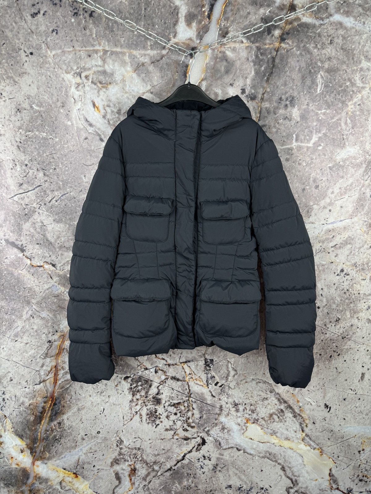 Uniqlo UNIQLO x Jil Sander Puffer Jacket Hooded Minimali Down Coat Size S / US 4 / IT 40 - 1 Thumbnail