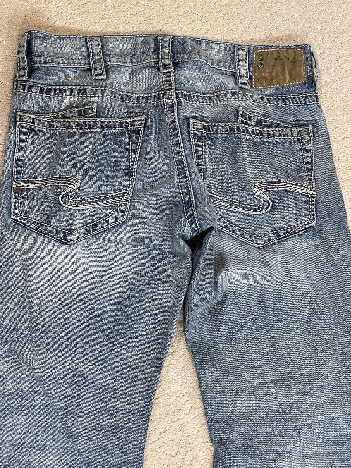 Silver Jeans Co. Men’s Silver Jeans Co Zac Relaxed Fit Jeans Size US 33 - 11 Thumbnail