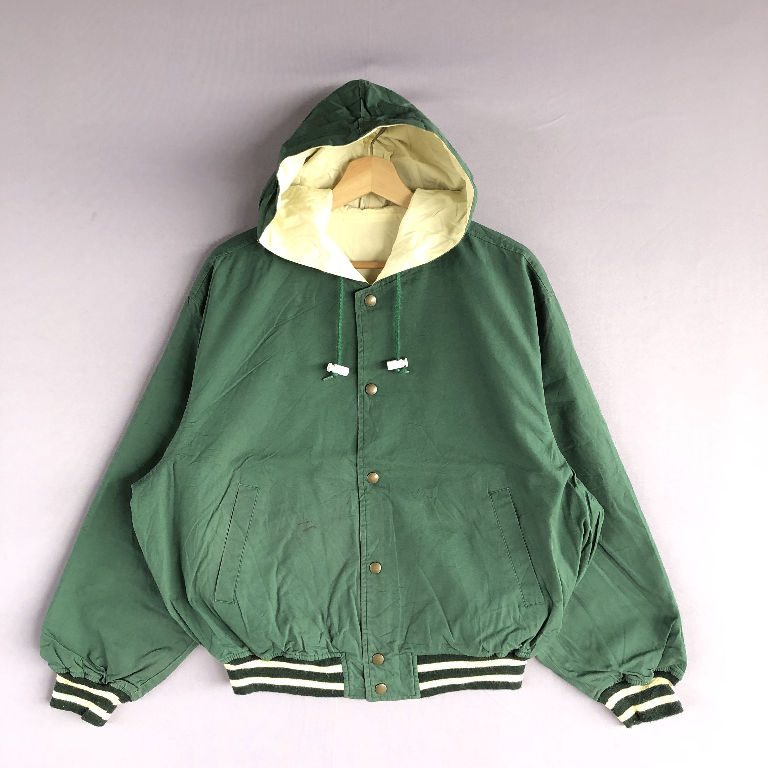 Japanese Brand × Vintage Vintage Pendre Reversible Hoodie Baseball Varsity Jacket Size US XL / EU 56 / 4 - 3 Thumbnail
