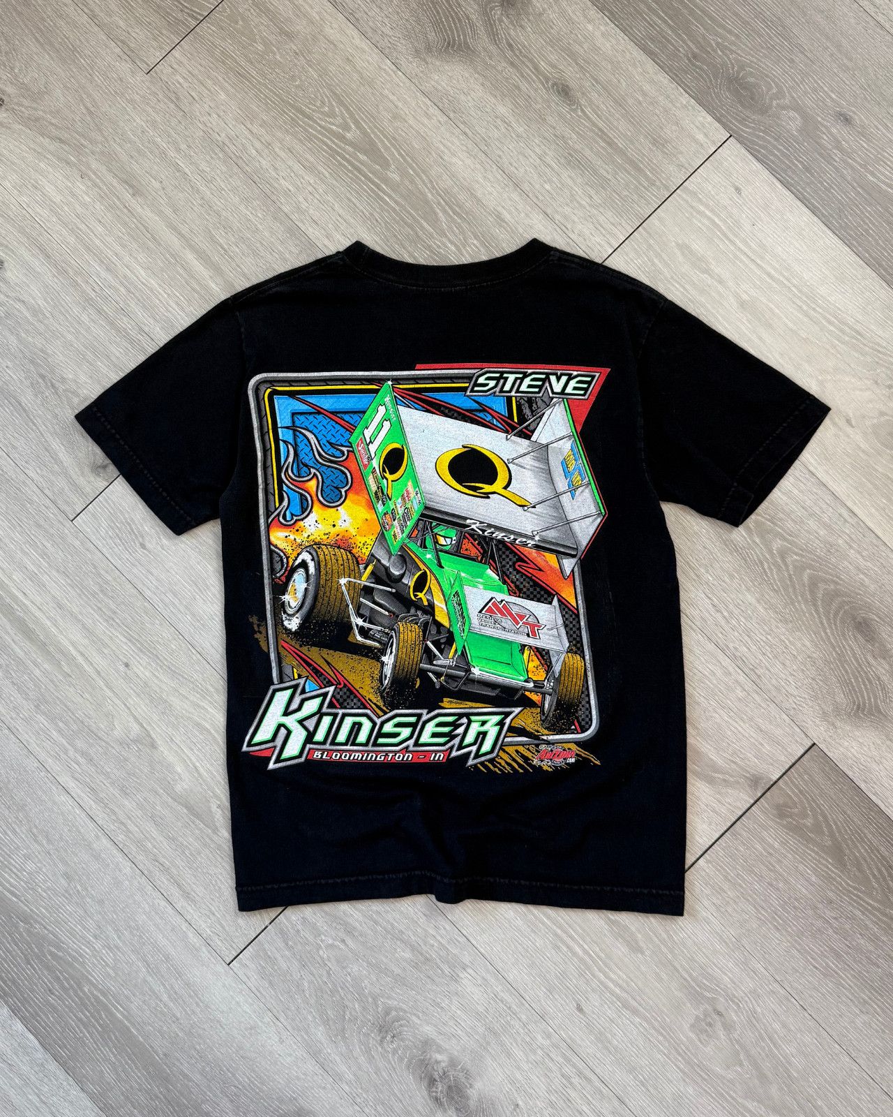 Vintage Rare 2008 Steve Kinser Sprint Car Racing T-Shirt - Small Size US S / EU 44-46 / 1 - 1 Thumbnail