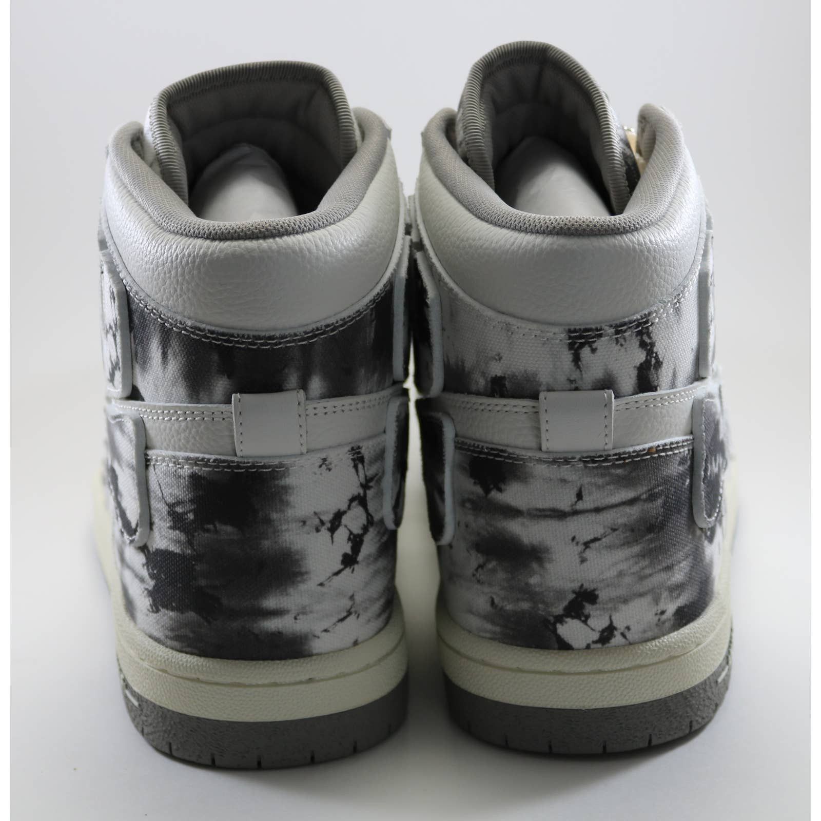 Amiri Amiri Skel Top Tie Dye White Black Sneakers Hi Brand New Size US 12 / EU 45 - 6 Thumbnail