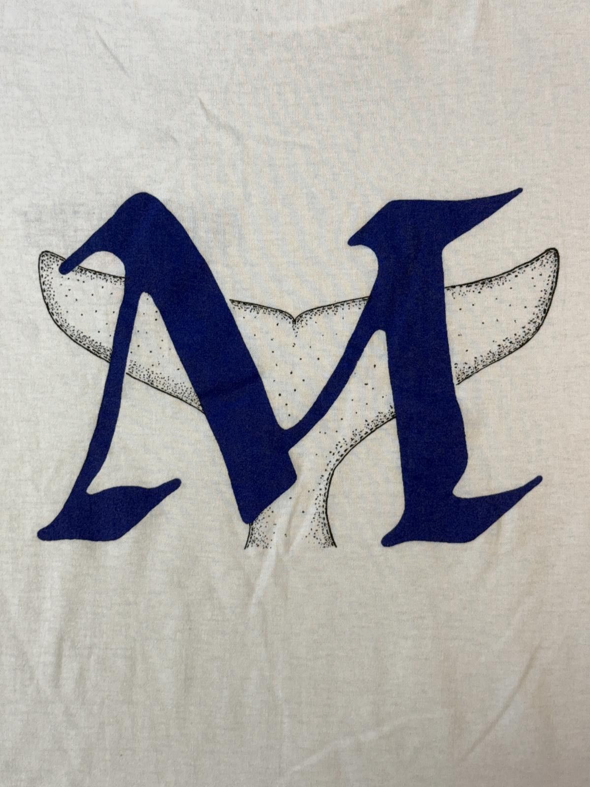 Designer VTG Mariner High School T-shirt Class of 1991 Whale Tail L Size US L / EU 52-54 / 3 - 6 Thumbnail