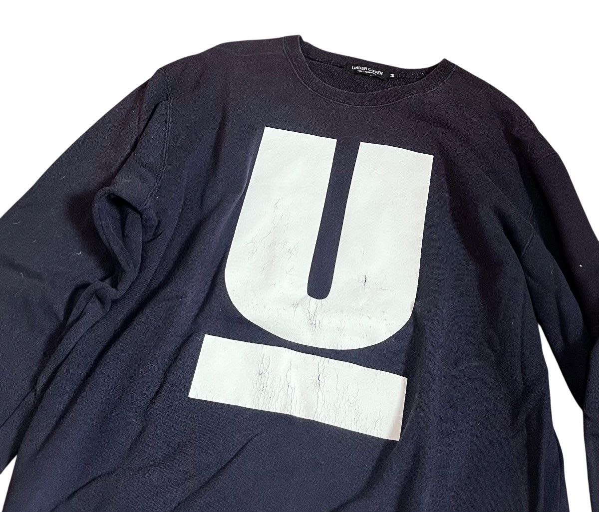 Undercover Undercover u logo faded navy sweatshirt Size US M / EU 48-50 / 2 - 3 Thumbnail