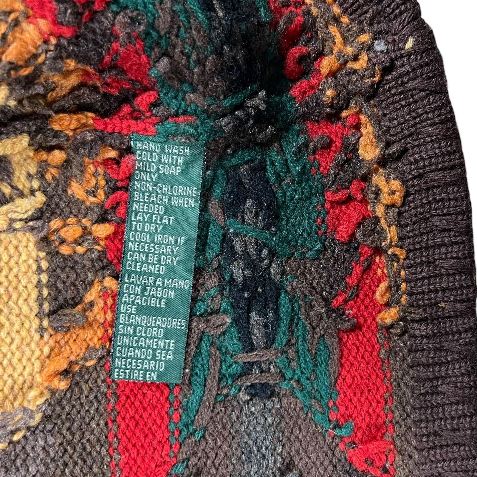 Ralph Lauren × Vintage Vintage Ralph Lauren Southwest Navajo Blanket Aztec Cardigan Size M / US 6-8 / IT 42-44 - 8 Thumbnail