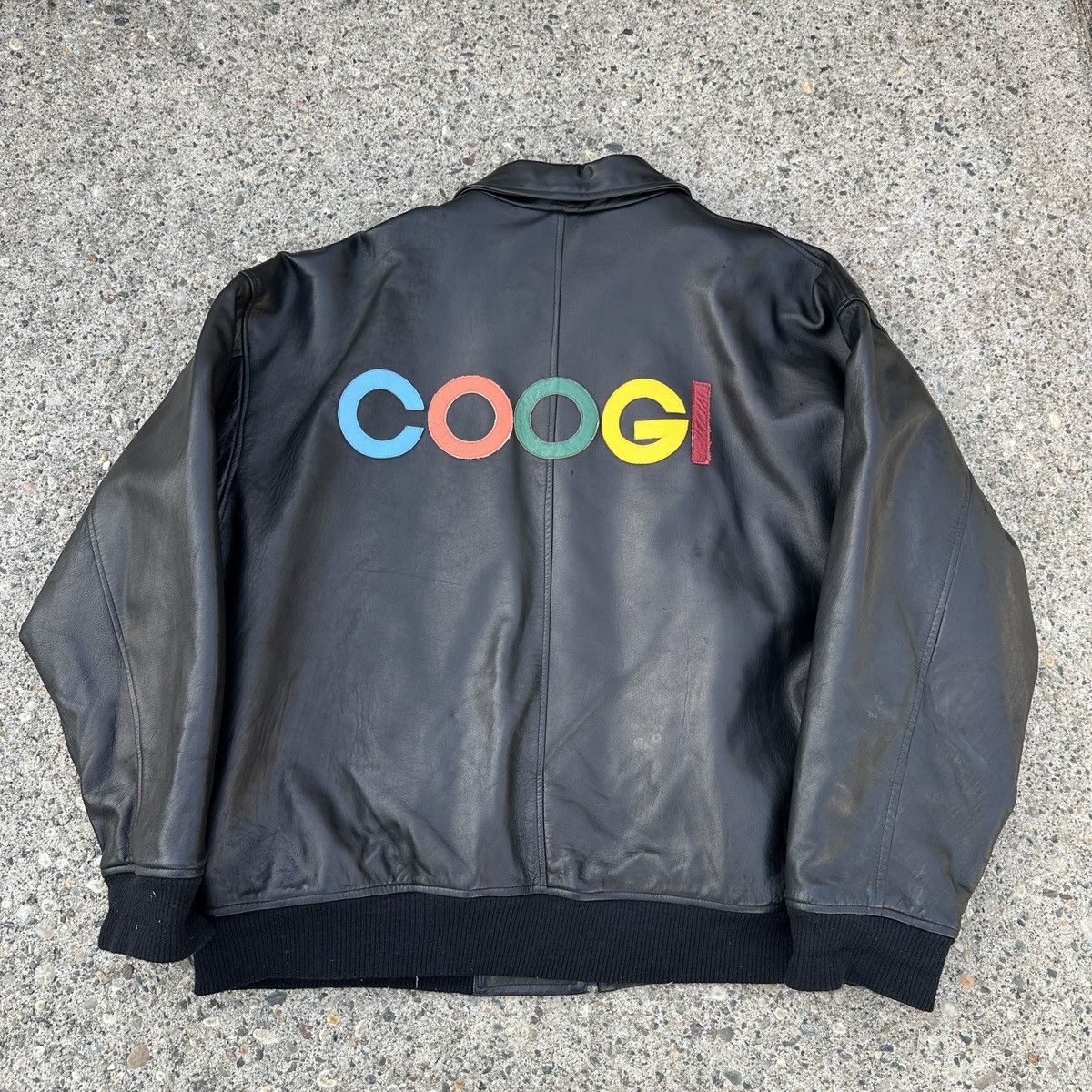 Coogi Vintage Coogi leather jacket Size US XXL / EU 58 / 5 - 1 Thumbnail