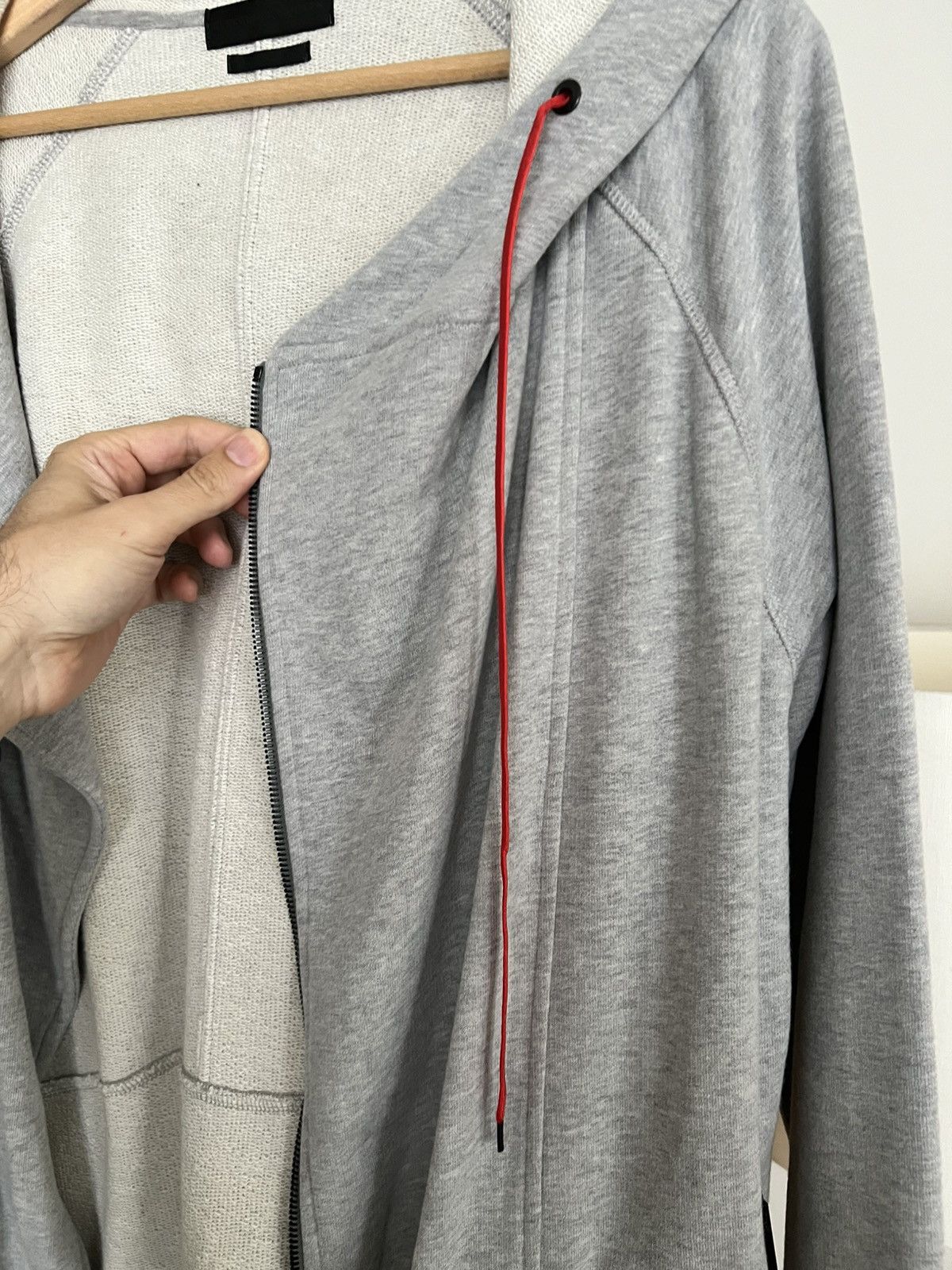 Alexander McQueen Alexander McQueen FW16 Grey Layered Hoodie Size US M / EU 48-50 / 2 - 3 Thumbnail