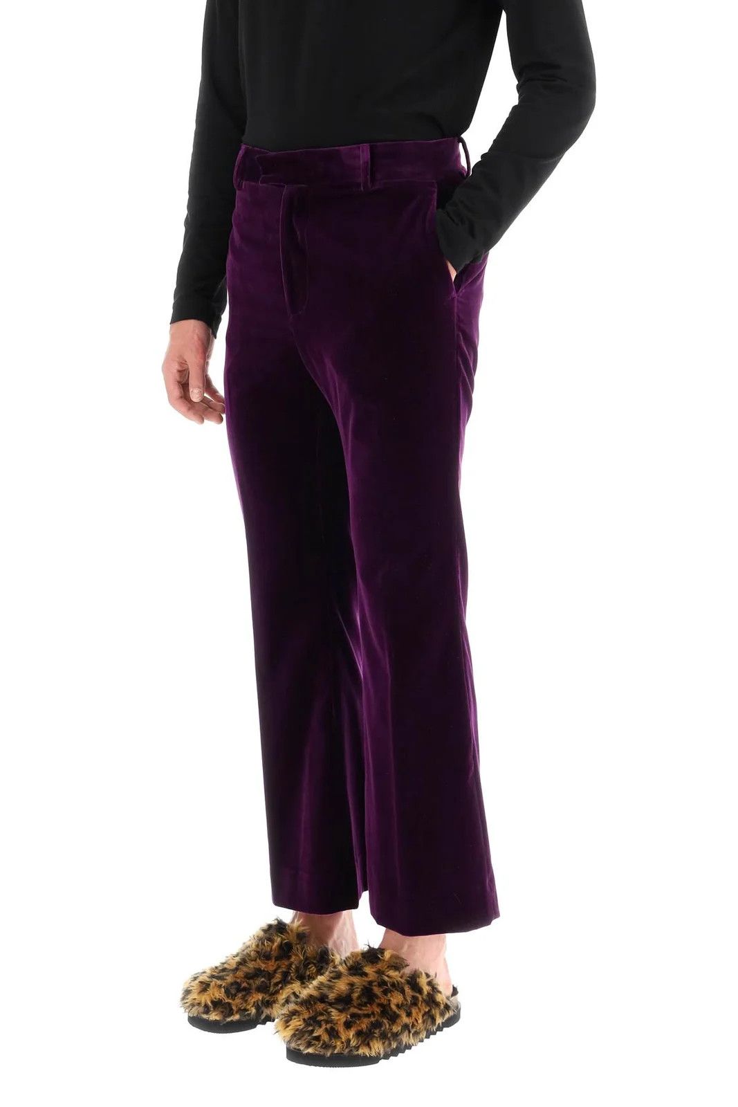 Palm Angels o1y0325 Casual Pant in Purple Size US 26 / EU 42 - 3 Thumbnail