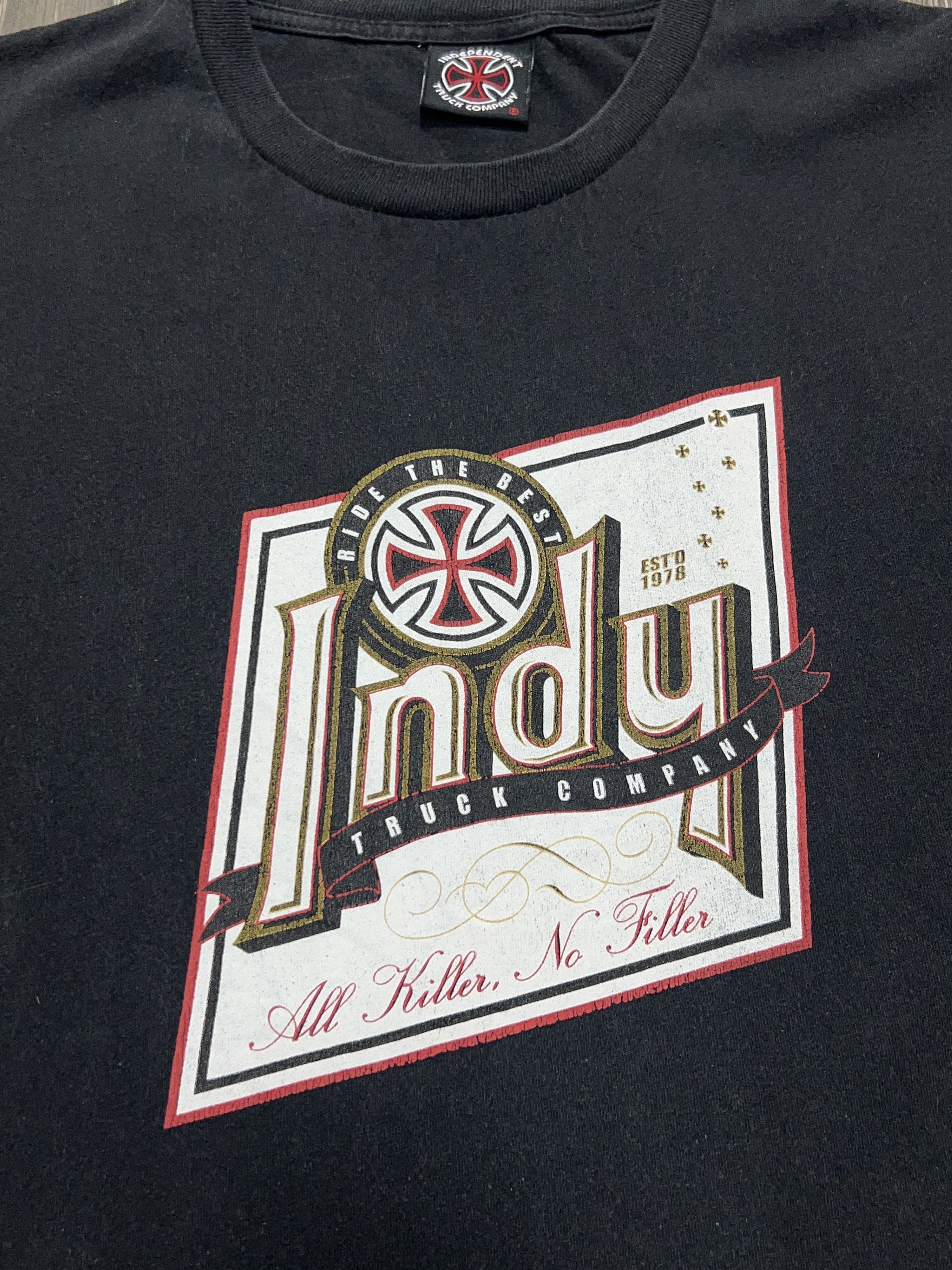 Independent Truck Co. Mens Truck Company Indy Big Logo Skateboard T Shirt Tee Size US L / EU 52-54 / 3 - 2 Thumbnail