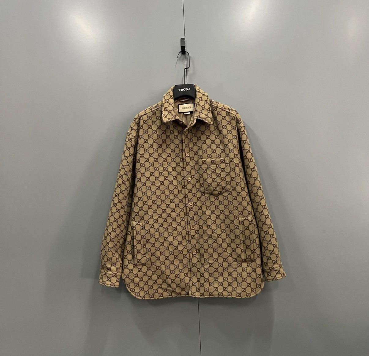 Gucci Gucci GG Supreme Full Print Shirt Jacket J41 Size US M / EU 48-50 / 2 - 1 Thumbnail