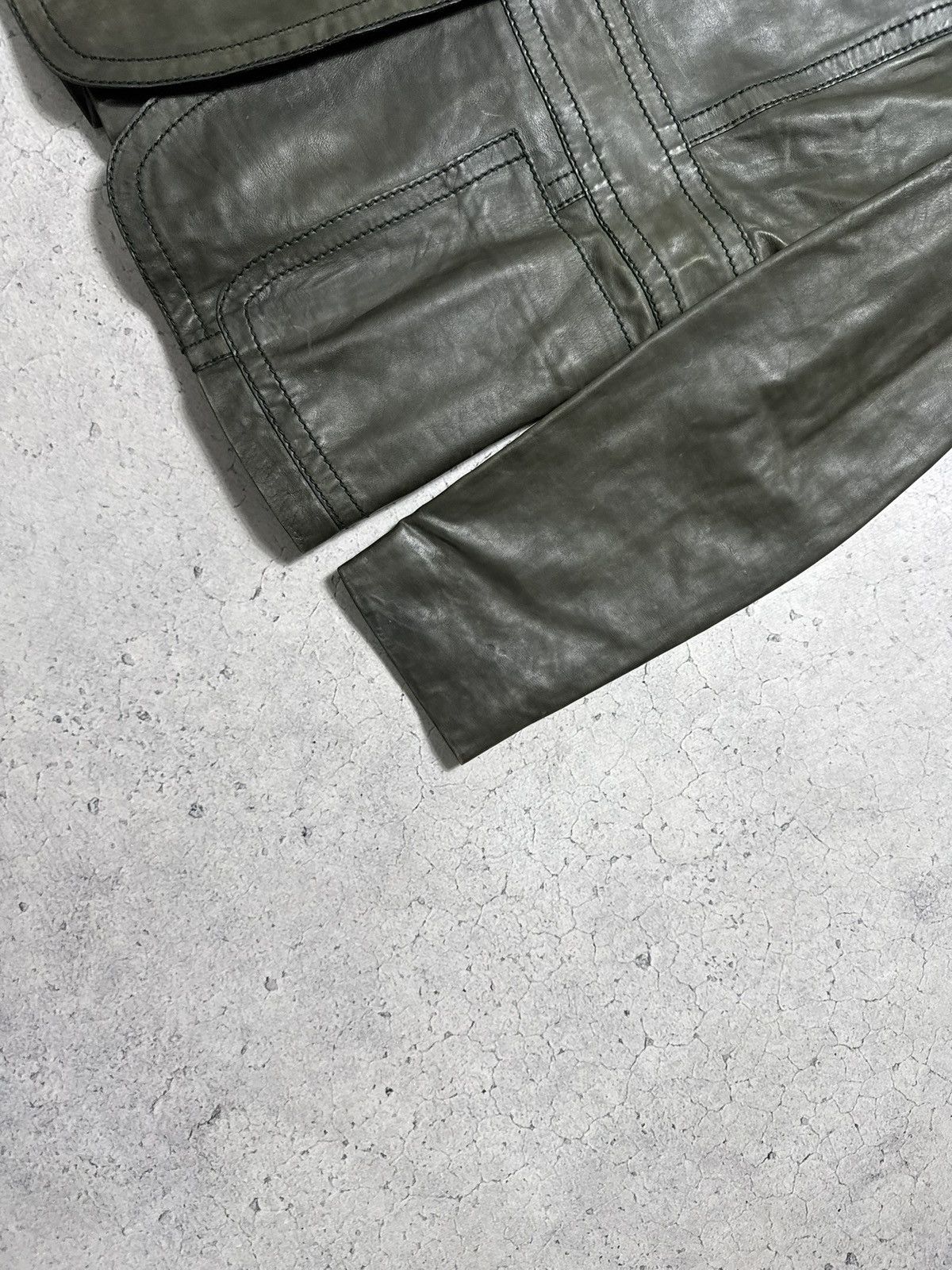 Gucci Gucci Leather Jacket Coat Women’s Luxury Very Rare Vintage Size S / US 4 / IT 40 - 4 Thumbnail