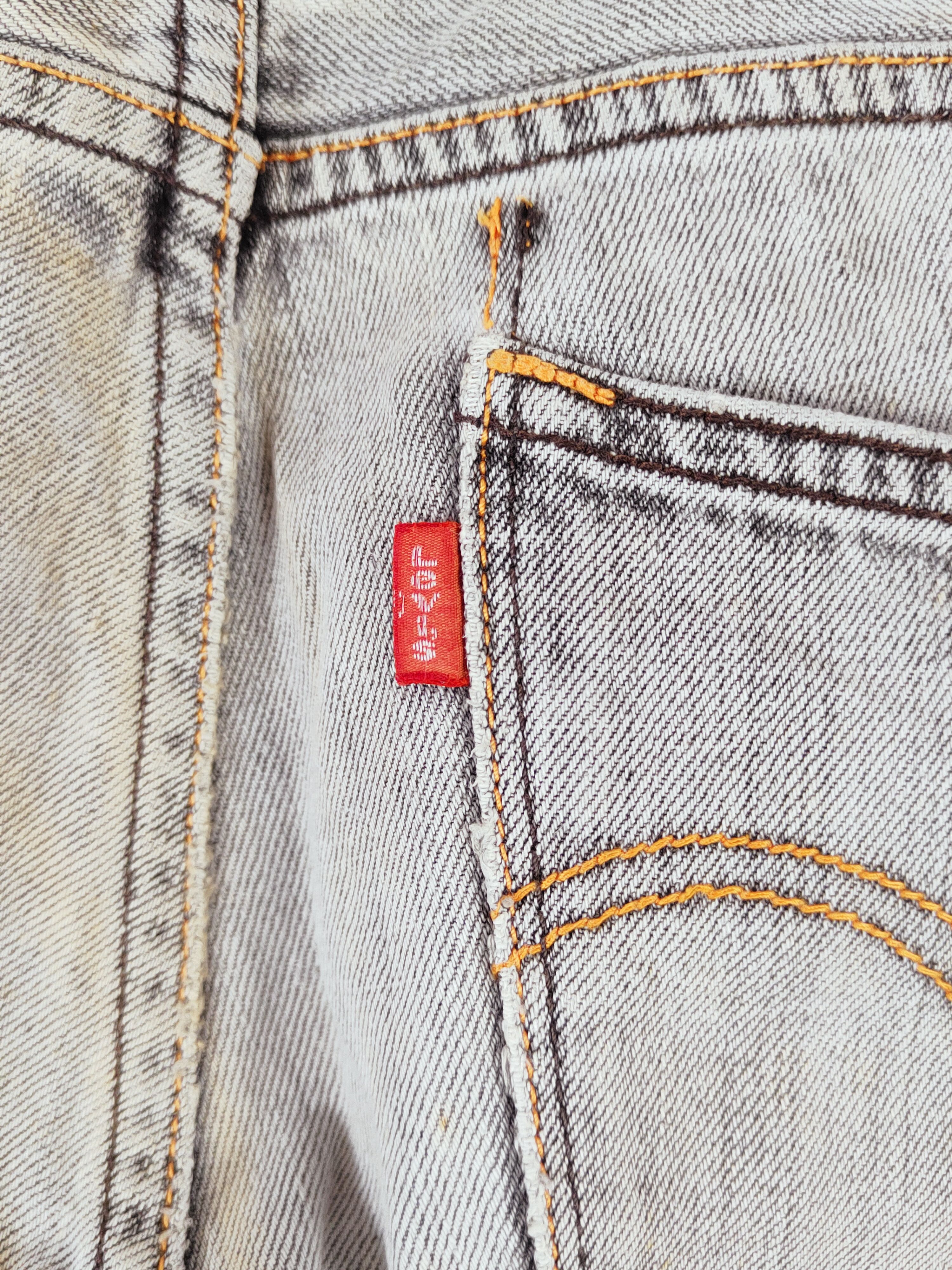 Levi's Levi's Gray Distressed Ripped Jeans #W695 Size US 31 - 11 Thumbnail