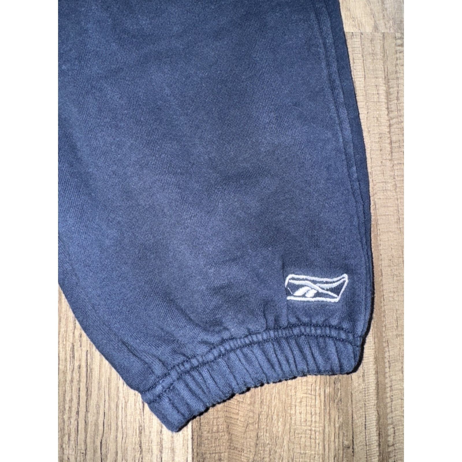Reebok VINTAGE Reebok Sweatpants Pants Navy Blue 32x29 Men M Regular Blue Sweatpants Basketball Running & Jogging Mens Size US 31 - 2 Thumbnail