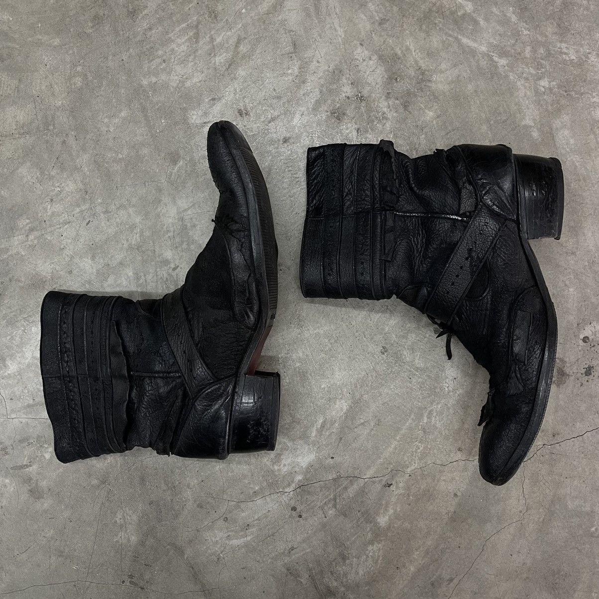 Japanese Brand Roen x Hiromu Takahara Leather Boots | Grailed