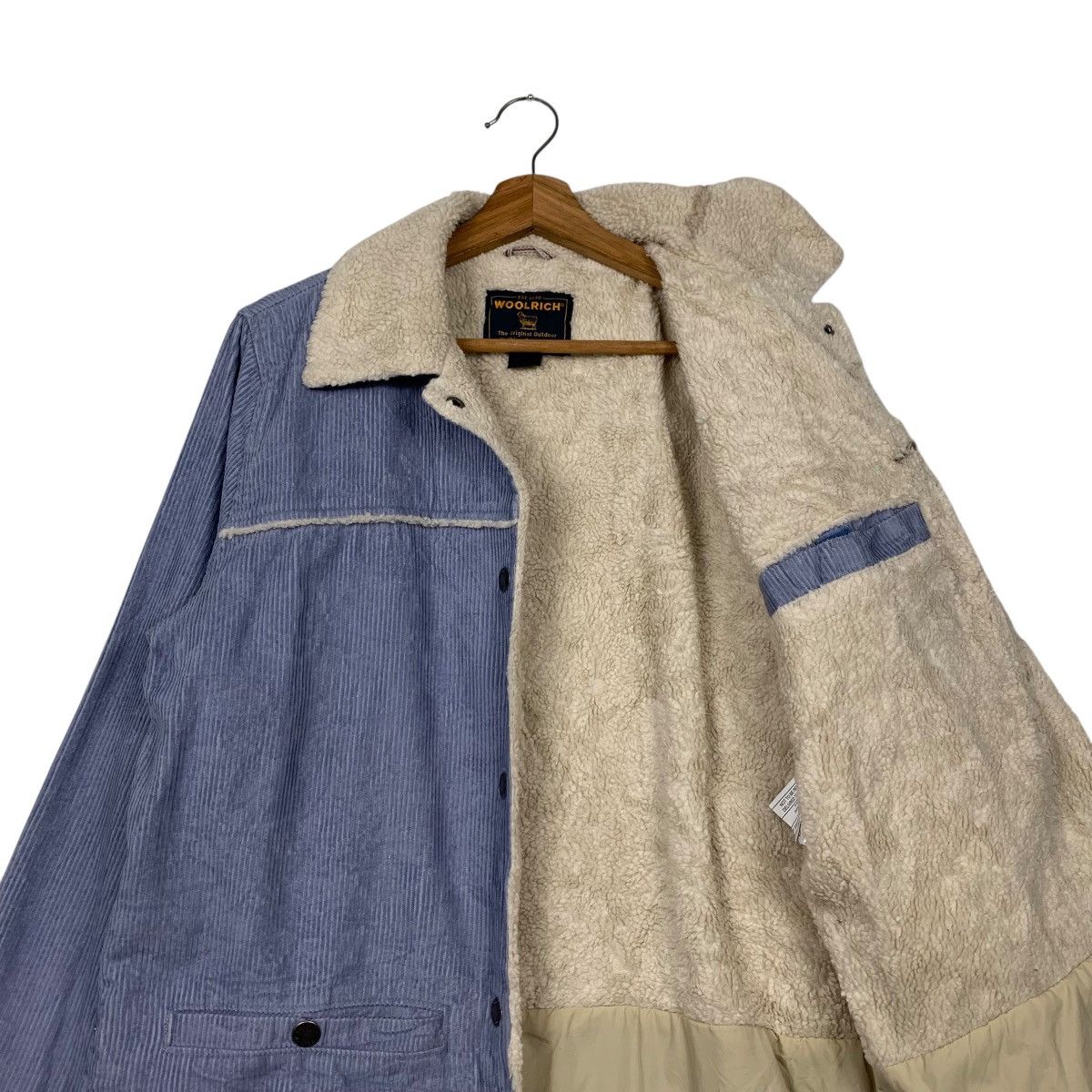 Woolrich Woolen Mills WOOLRICH Fleece Lined Deep Opal Corduroy Jacket #2285-C101 Size US S / EU 44-46 / 1 - 8 Thumbnail