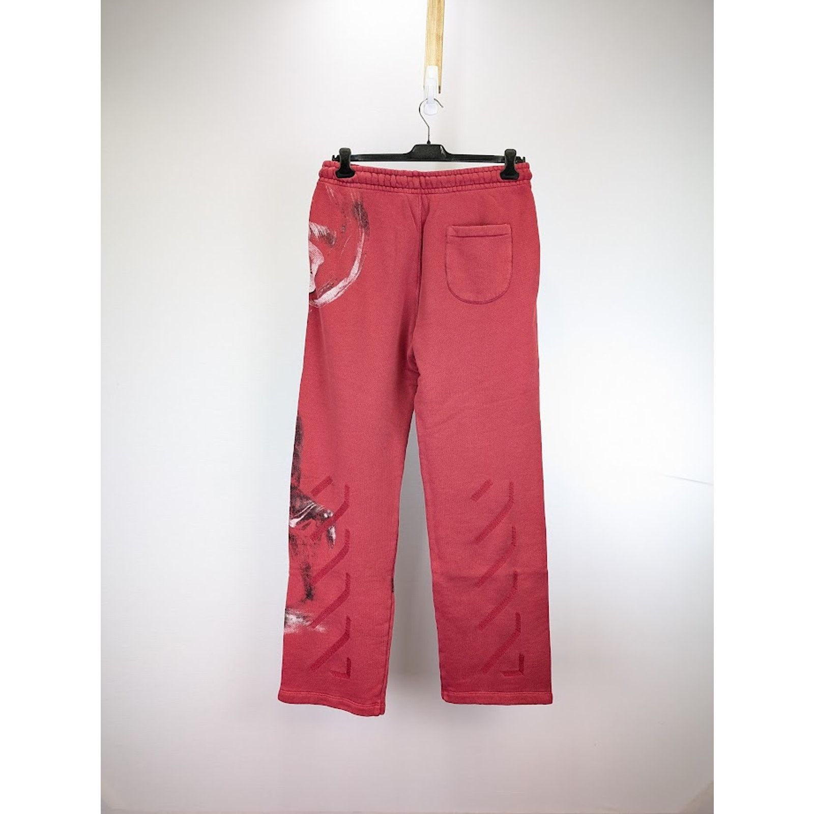 Off-White o1rshd1 BW S. Matthew Sweatpants & Joggers in Rio Red Grey Size US 34 / EU 50 - 11 Thumbnail