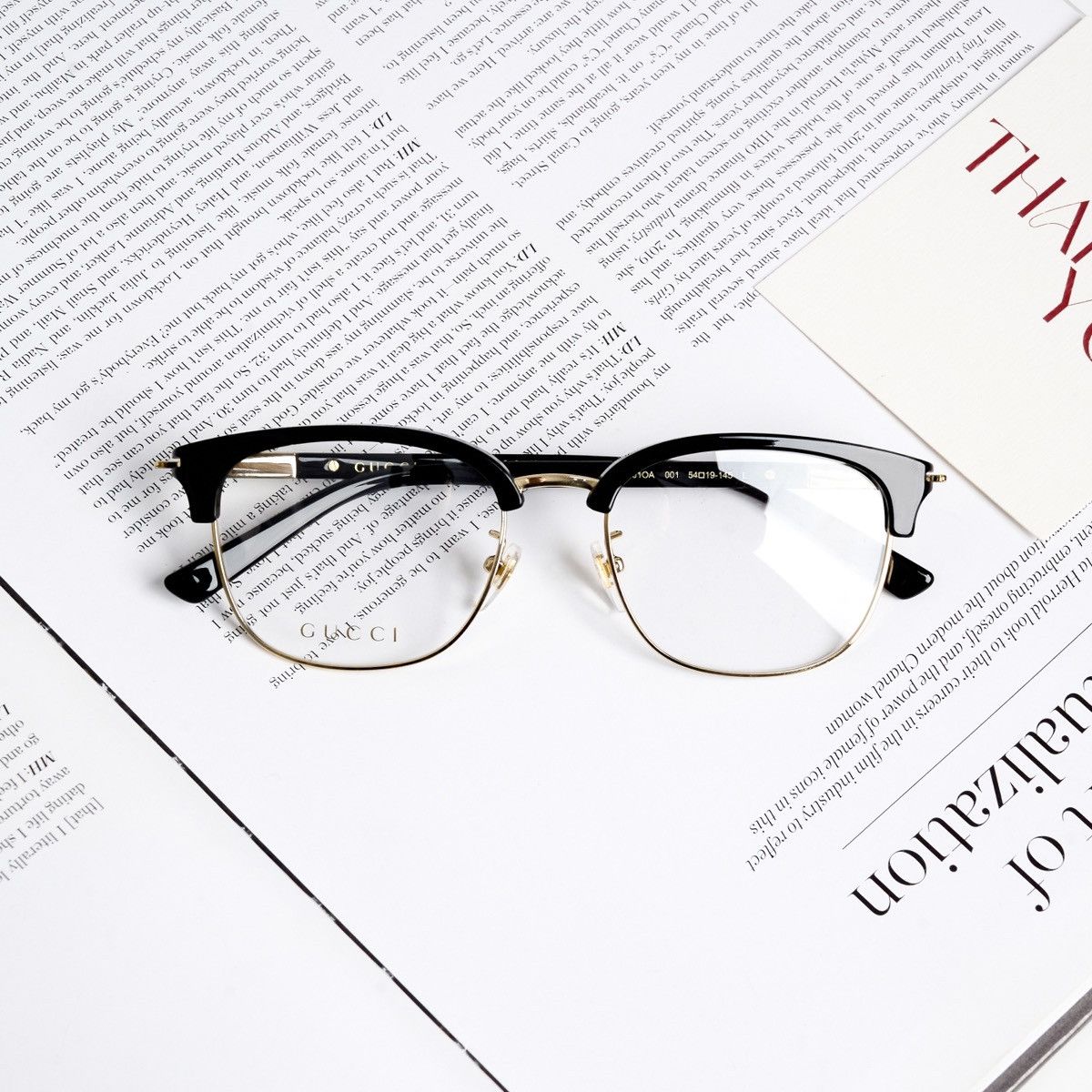 Gucci GUCCI GG1901OA 001 GLASSES Size ONE SIZE - 6 Thumbnail