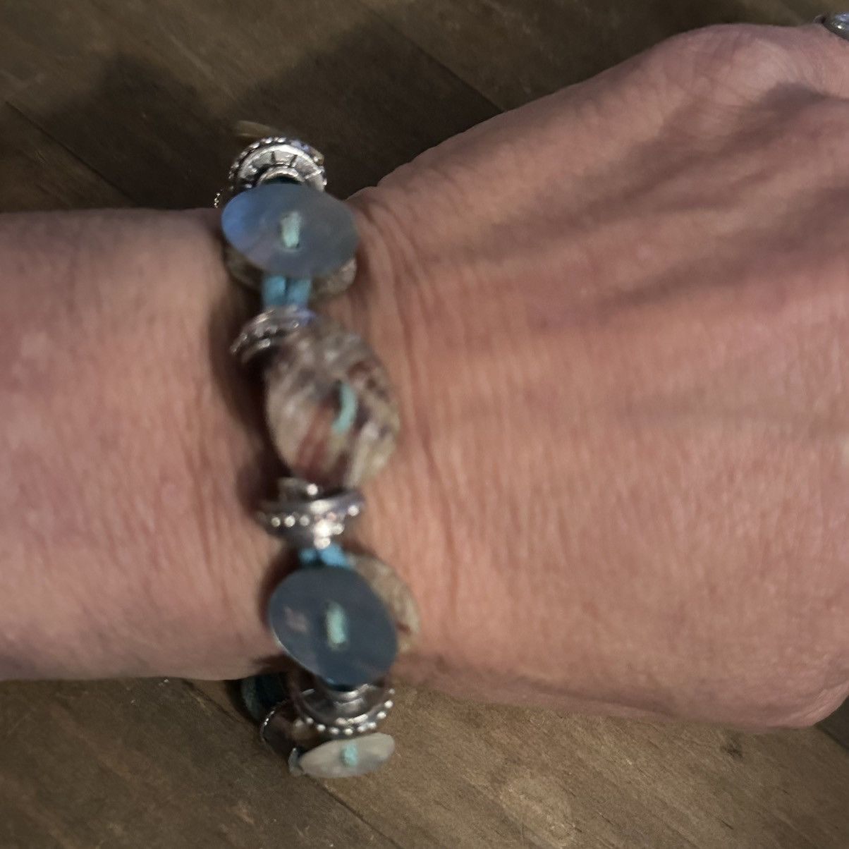 Other Abalone shell disc cord bracelet Size ONE SIZE - 2 Thumbnail
