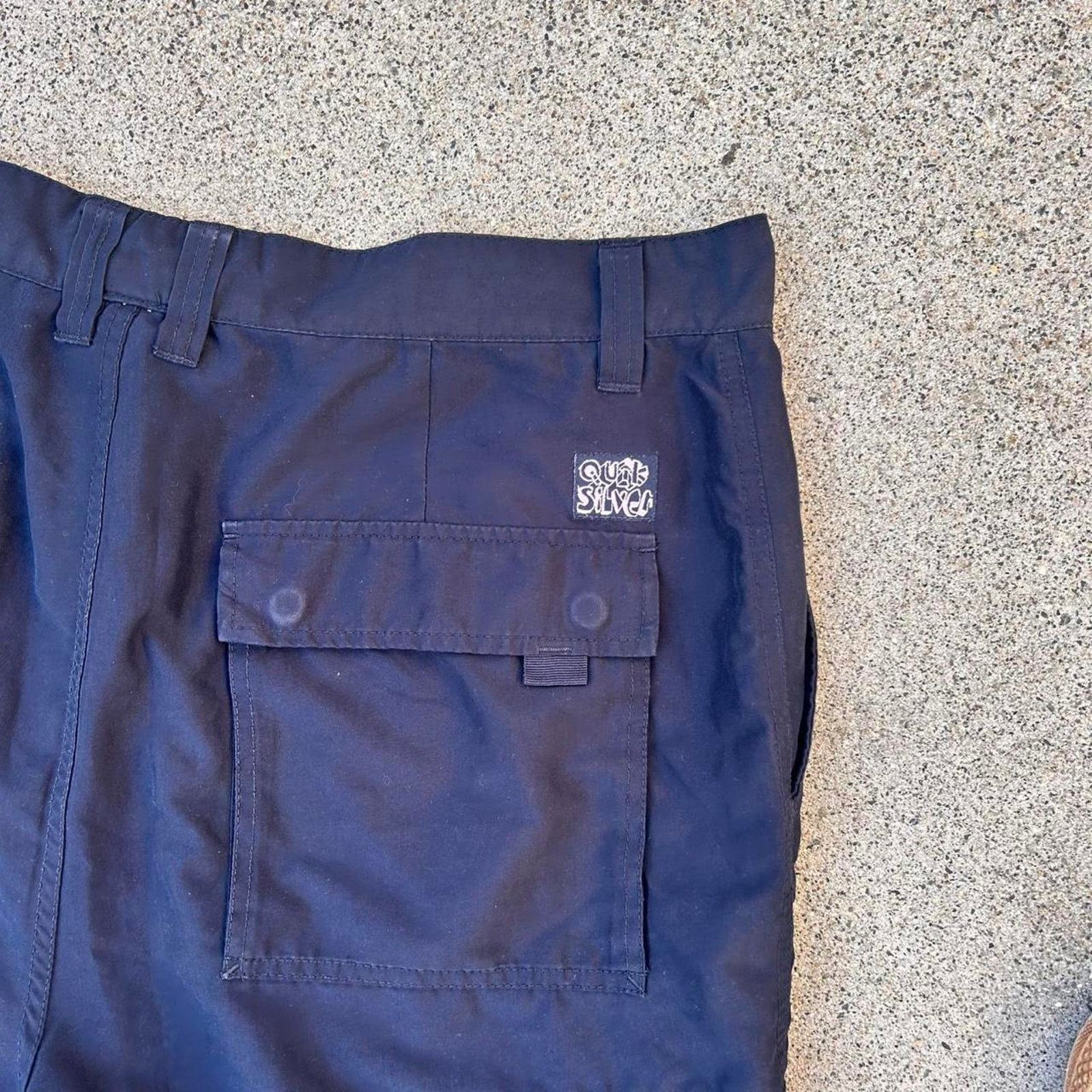Quiksilver Vintage 90s Quiksilver Cargo Shorts Baggy Cargo Size US 36 / EU 52 - 4 Thumbnail