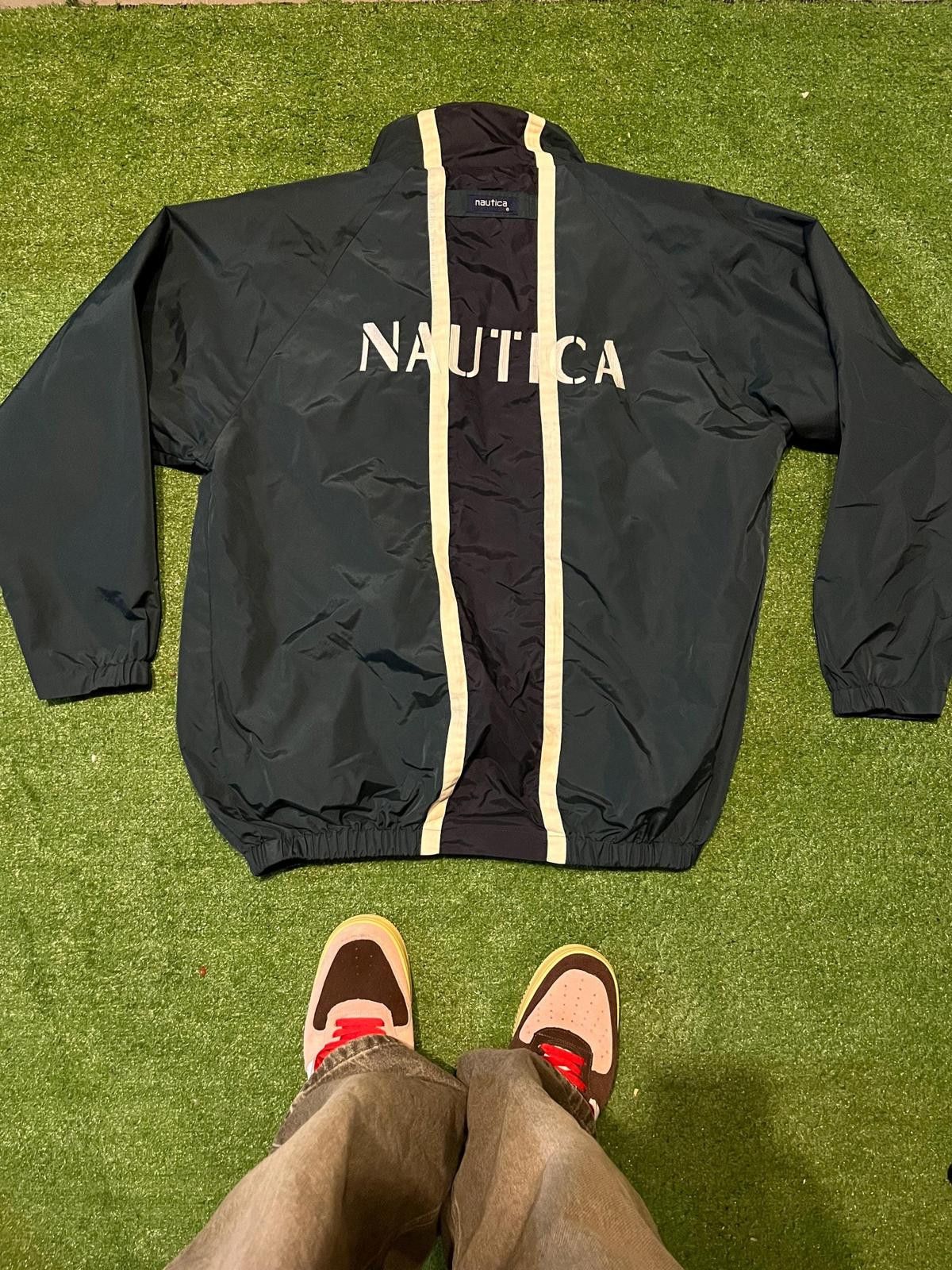 Nautica Nautica Men's Hooded Reversible Windbreaker Jacket Size US M / EU 48-50 / 2 - 9 Thumbnail