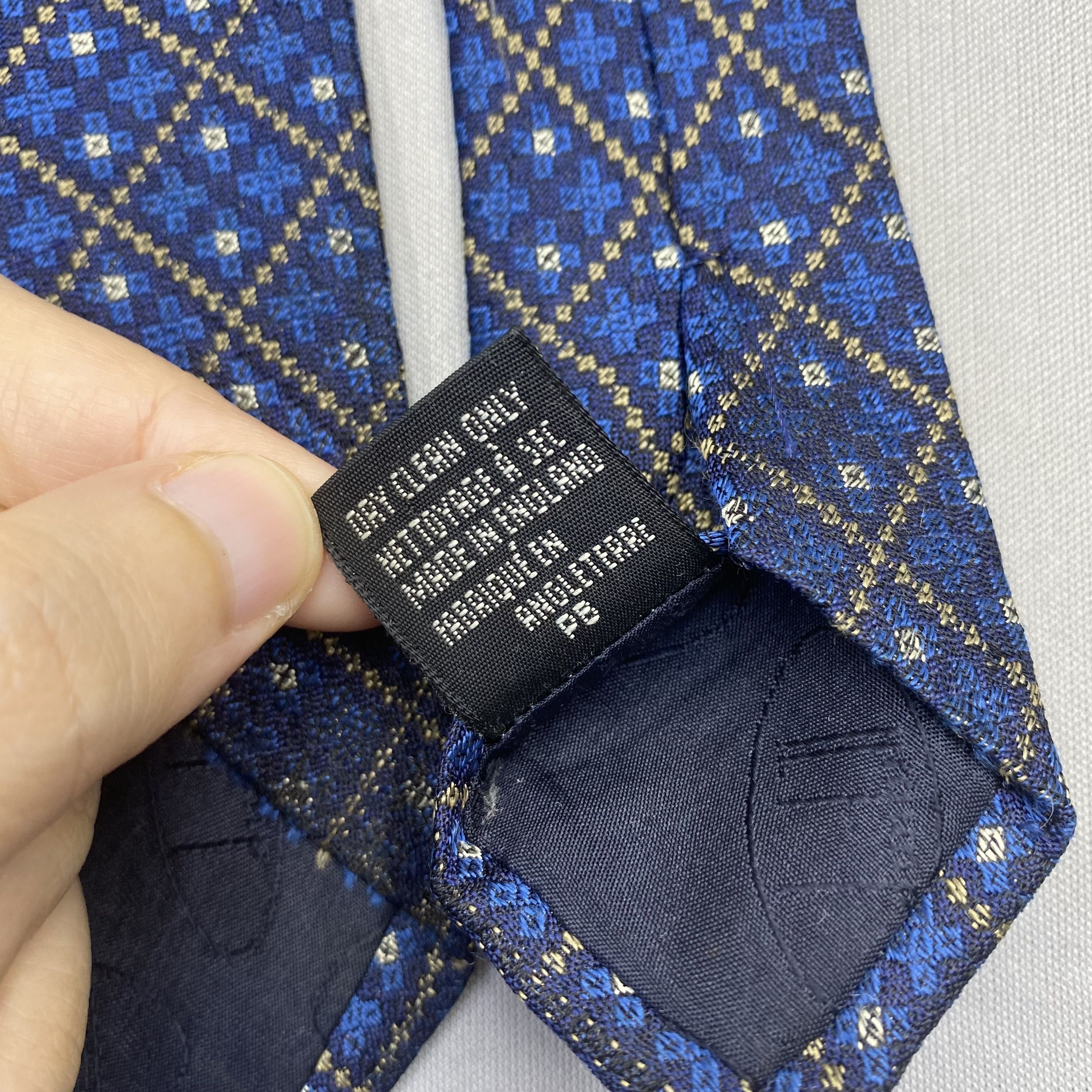 Alfred Dunhill Vintage Dunhill SILK Necktie Cravate Pure Silk Neck Tie Size ONE SIZE - 7 Thumbnail