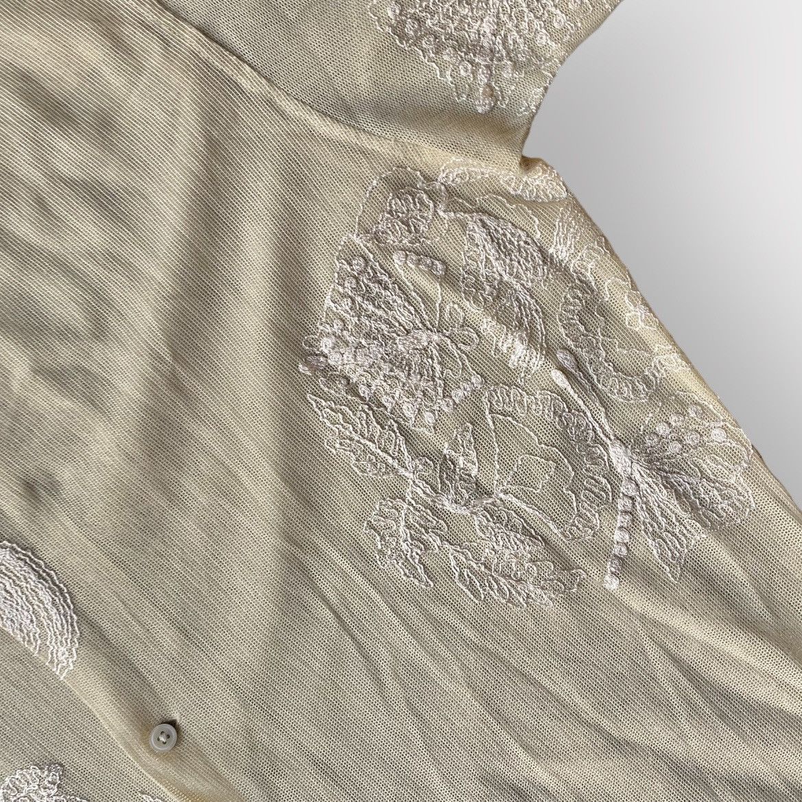 Bode Bode Moth Veil embroidered Mesh shirt Size US M / EU 48-50 / 2 - 5 Thumbnail